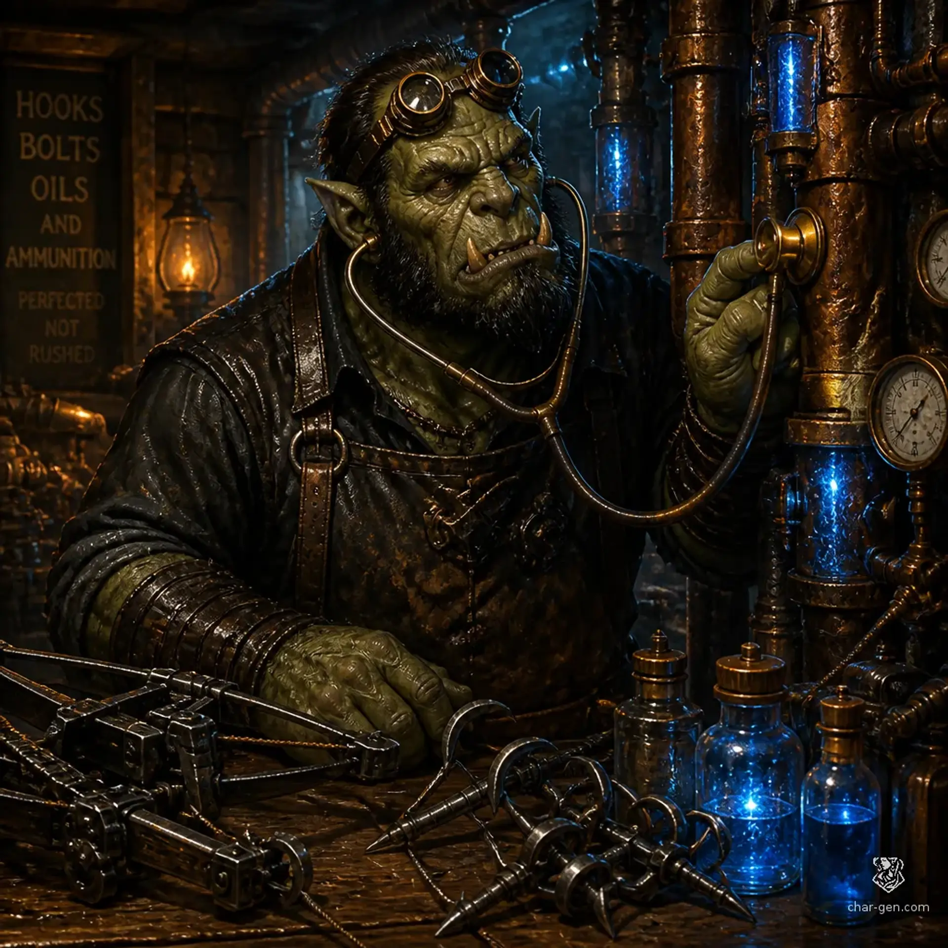 The Pressure Valve - AI-generated fantasy Shop