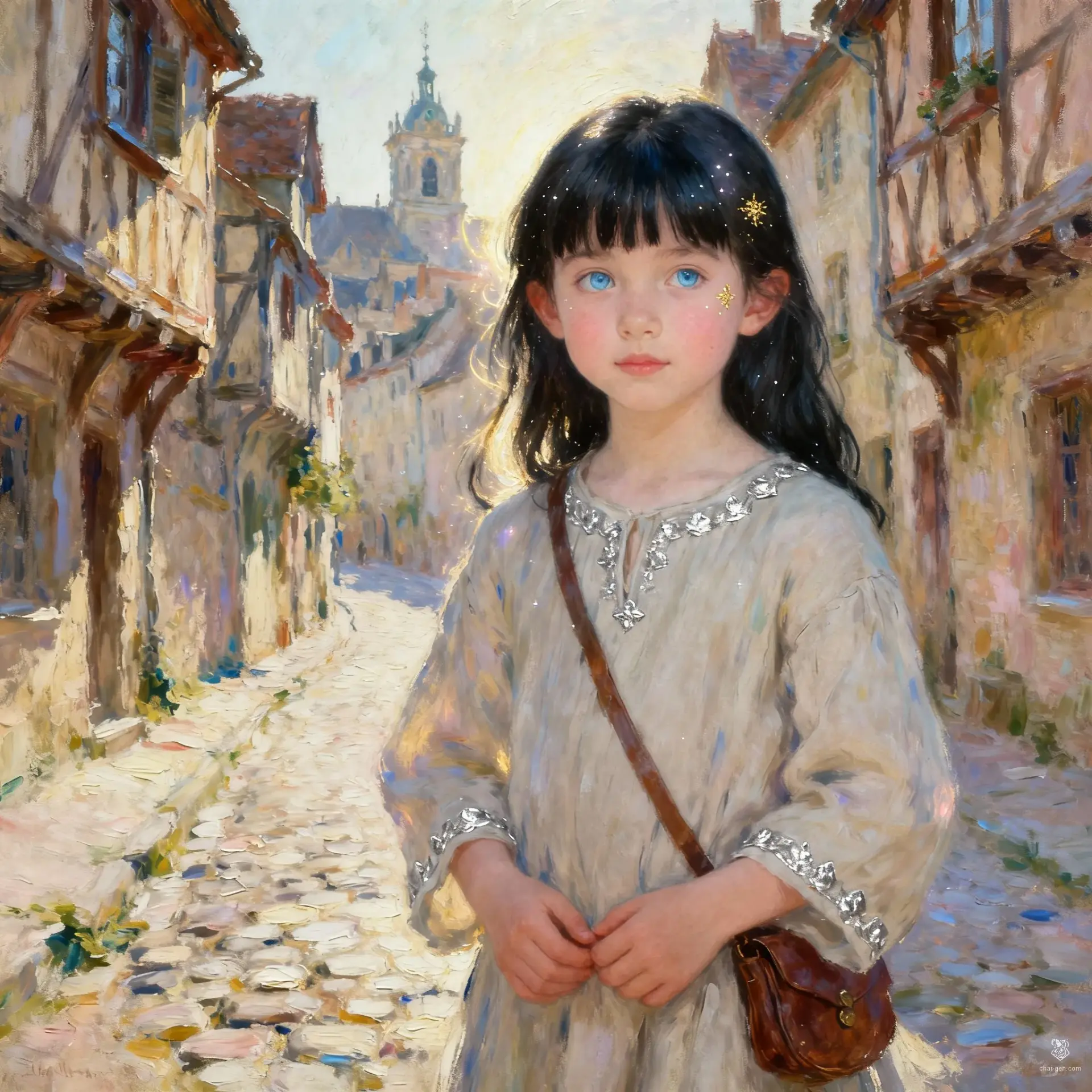 Serelith 'Little Dawn' Maru - AI-generated fantasy NPC
