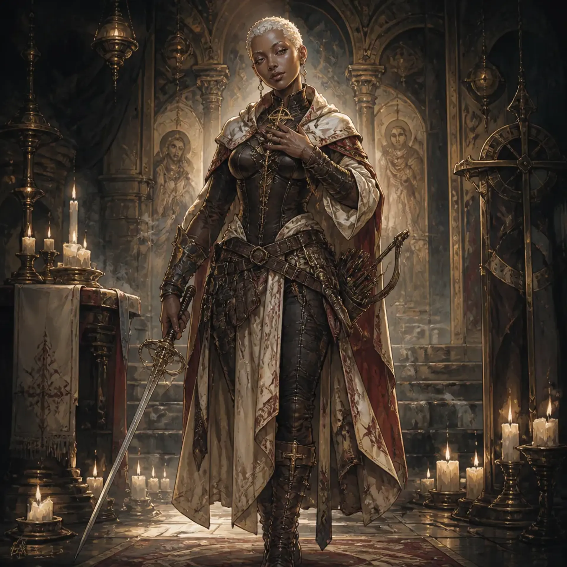 Nalia Omari - AI-generated fantasy Character