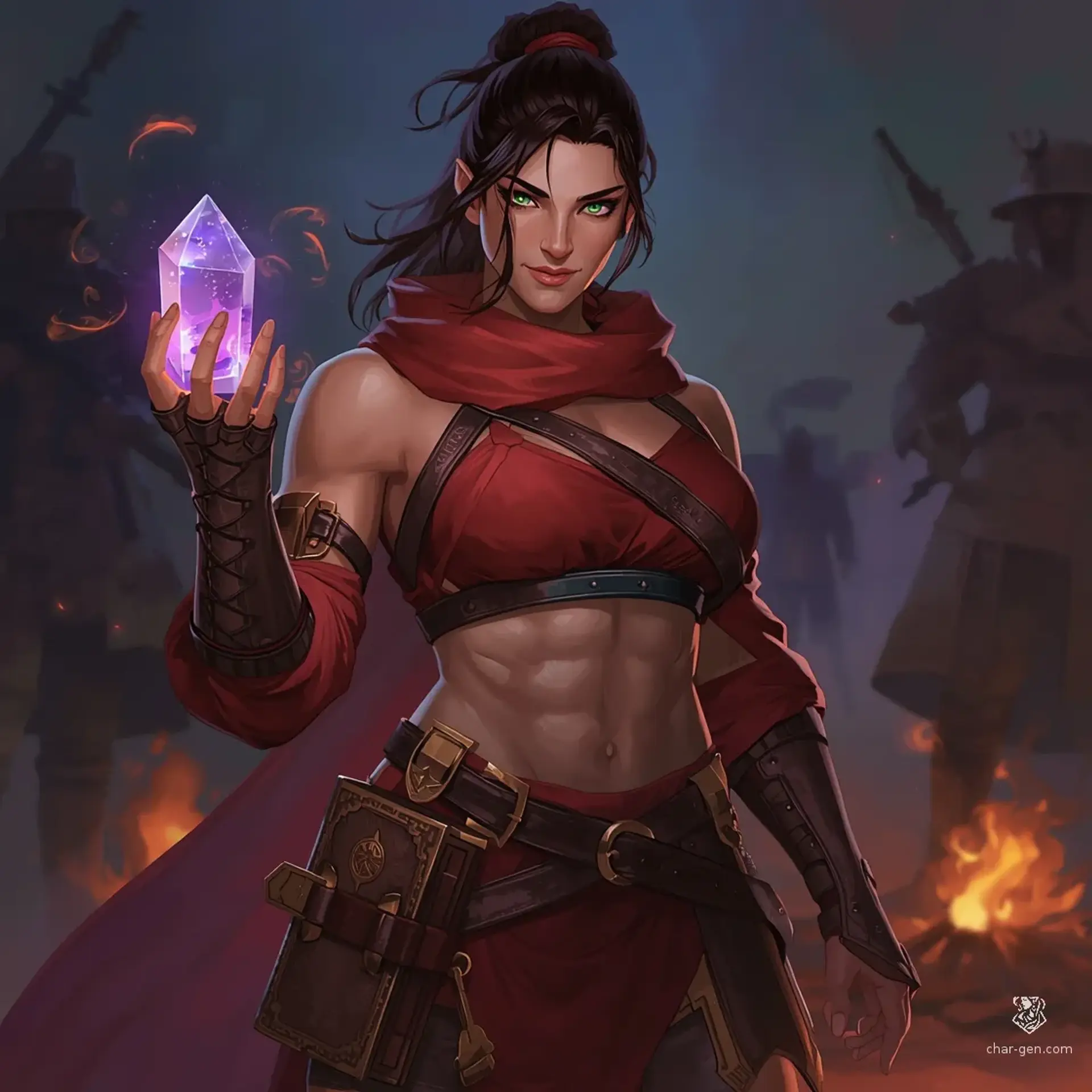 Karena Terevar - AI-generated fantasy Character