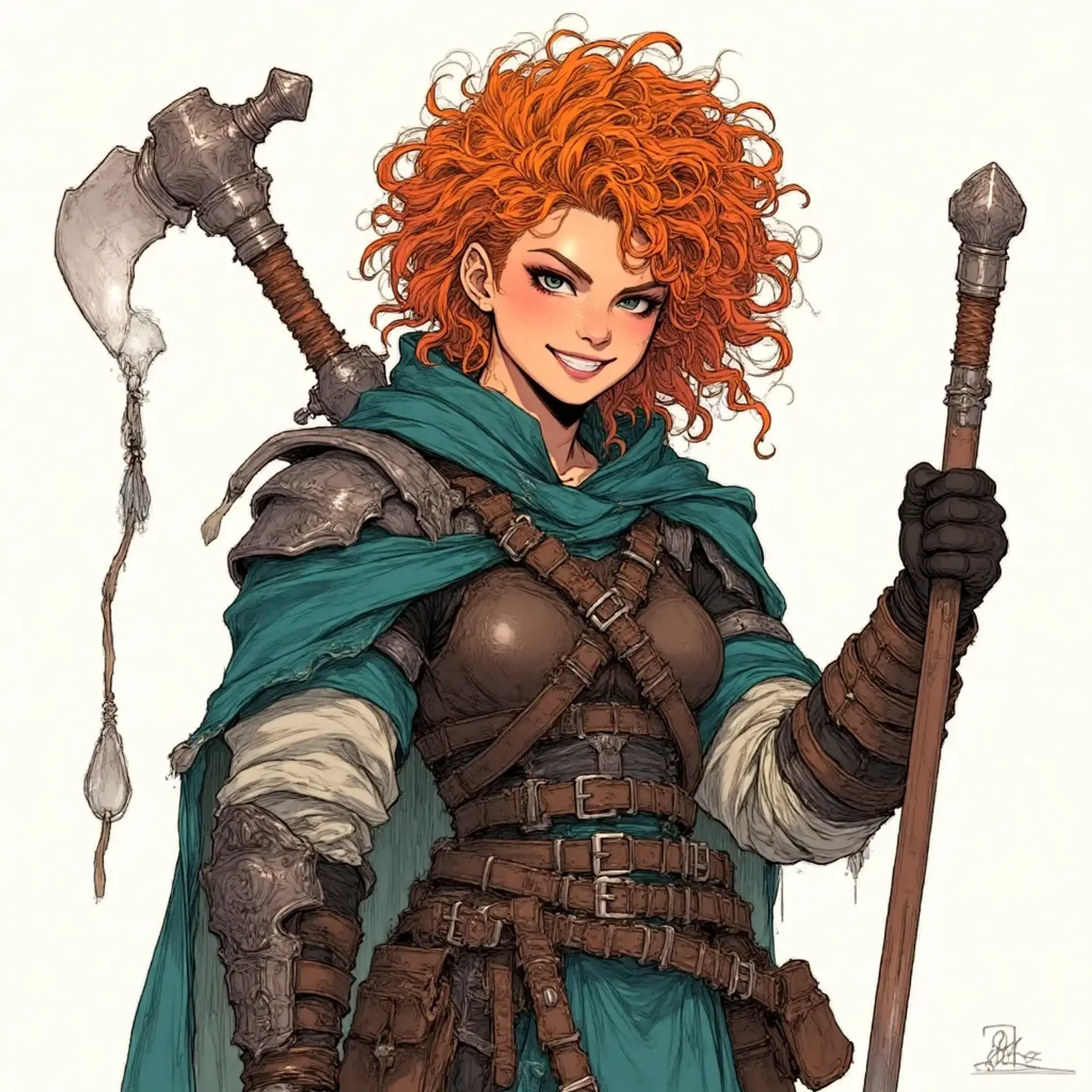 Farisela Firefinger Tannith - AI-generated fantasy NPC