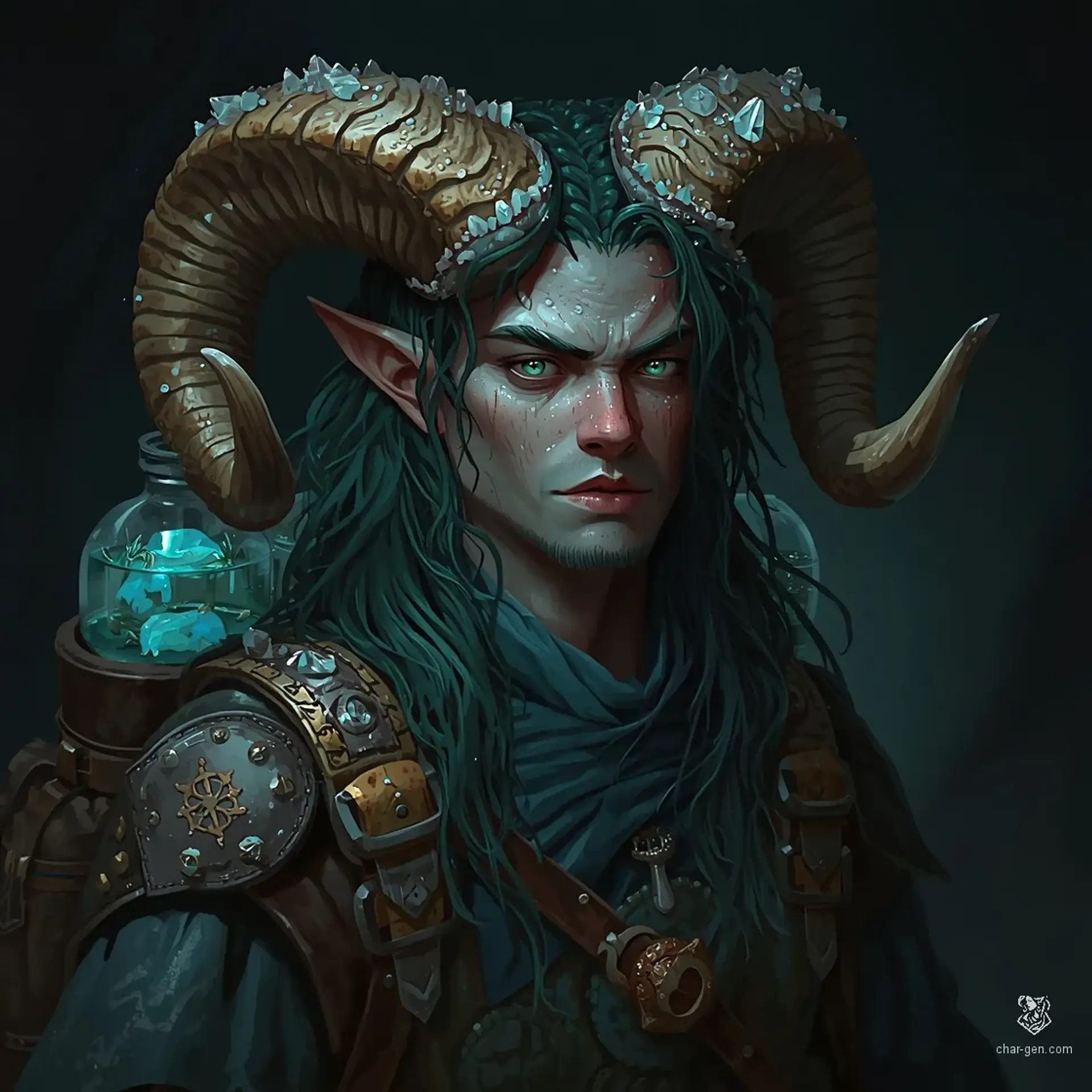 Valerius Thrice-Salted Malvorn - AI-generated fantasy NPC
