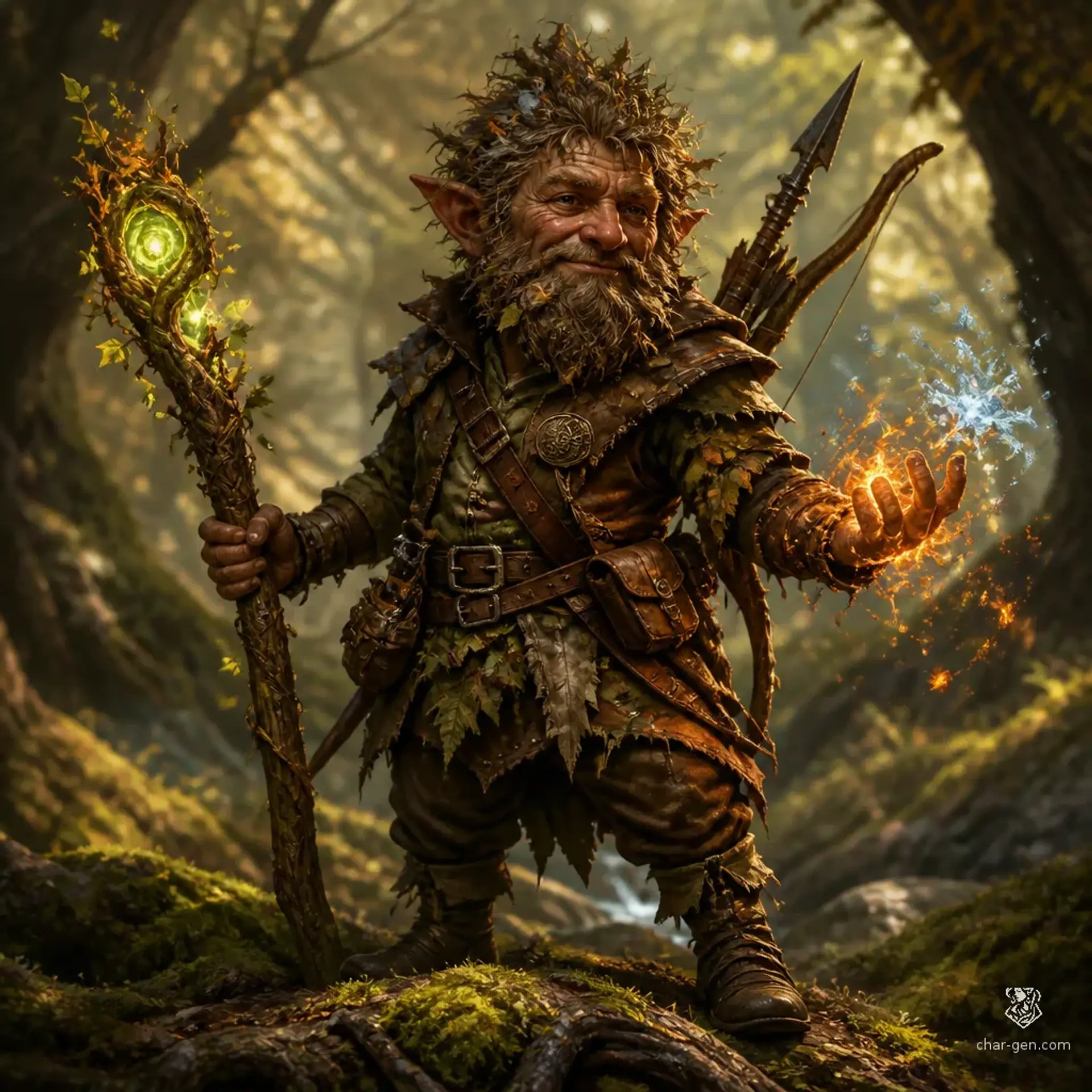 Bramblewren Thistlewick - AI-generated fantasy Character