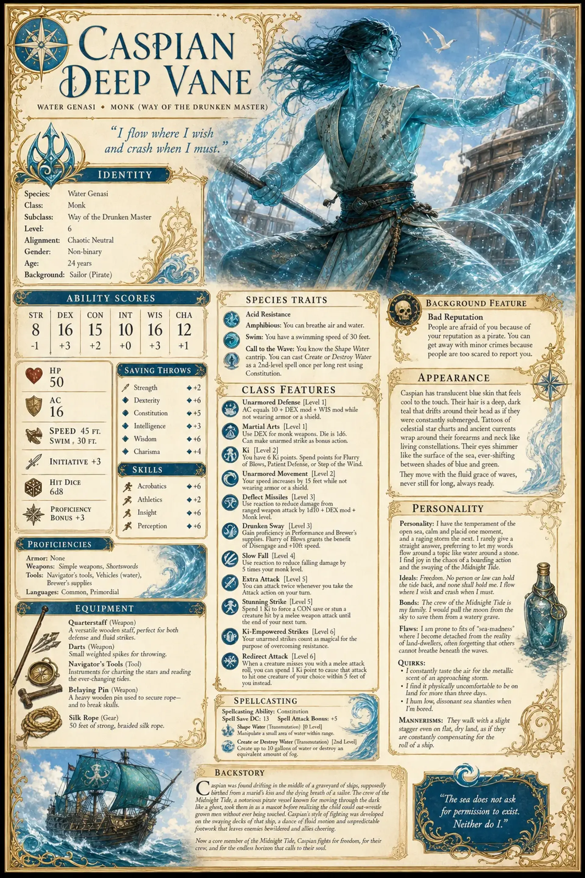 Character Sheet