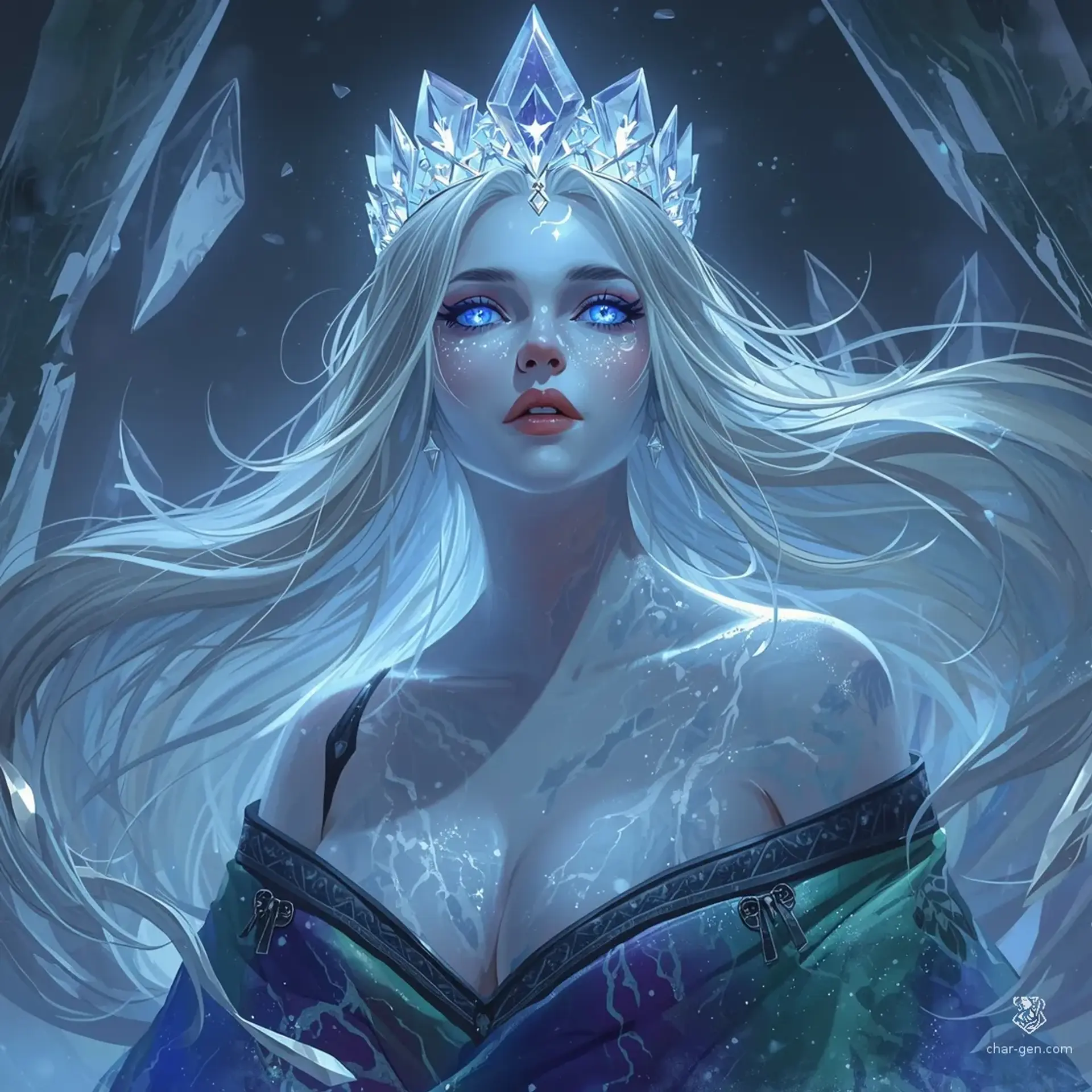 Glaciana - AI-generated fantasy NPC
