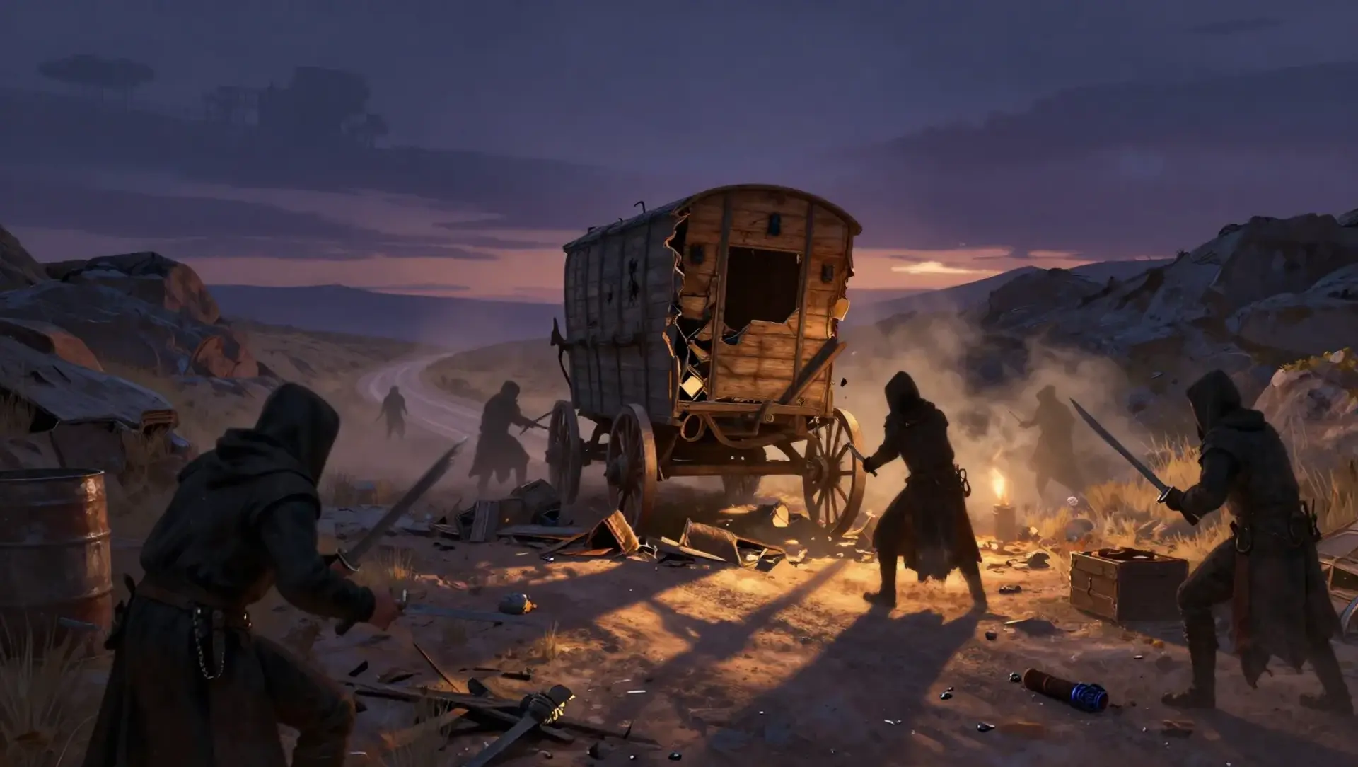 Ambush at the Broken Wagon