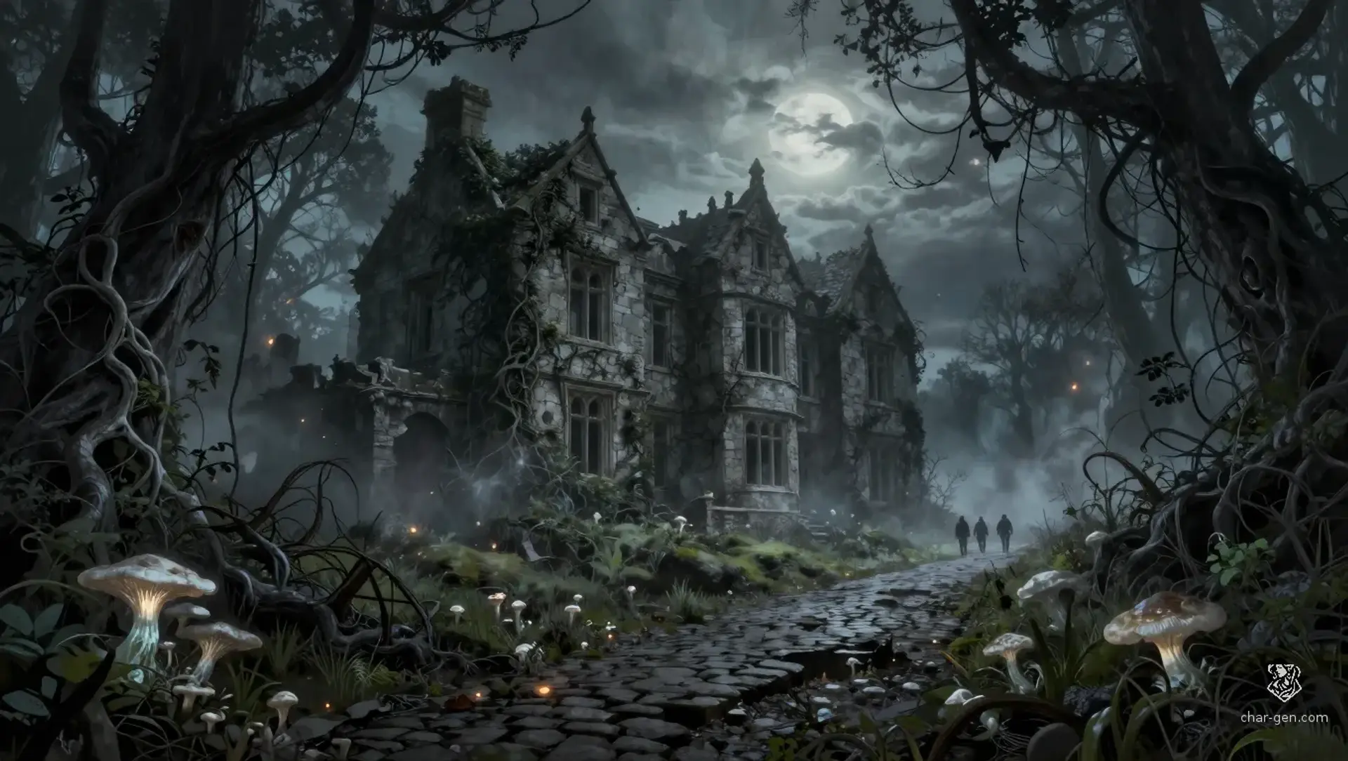 Ashes of the Hollow House - AI-generated fantasy Quest