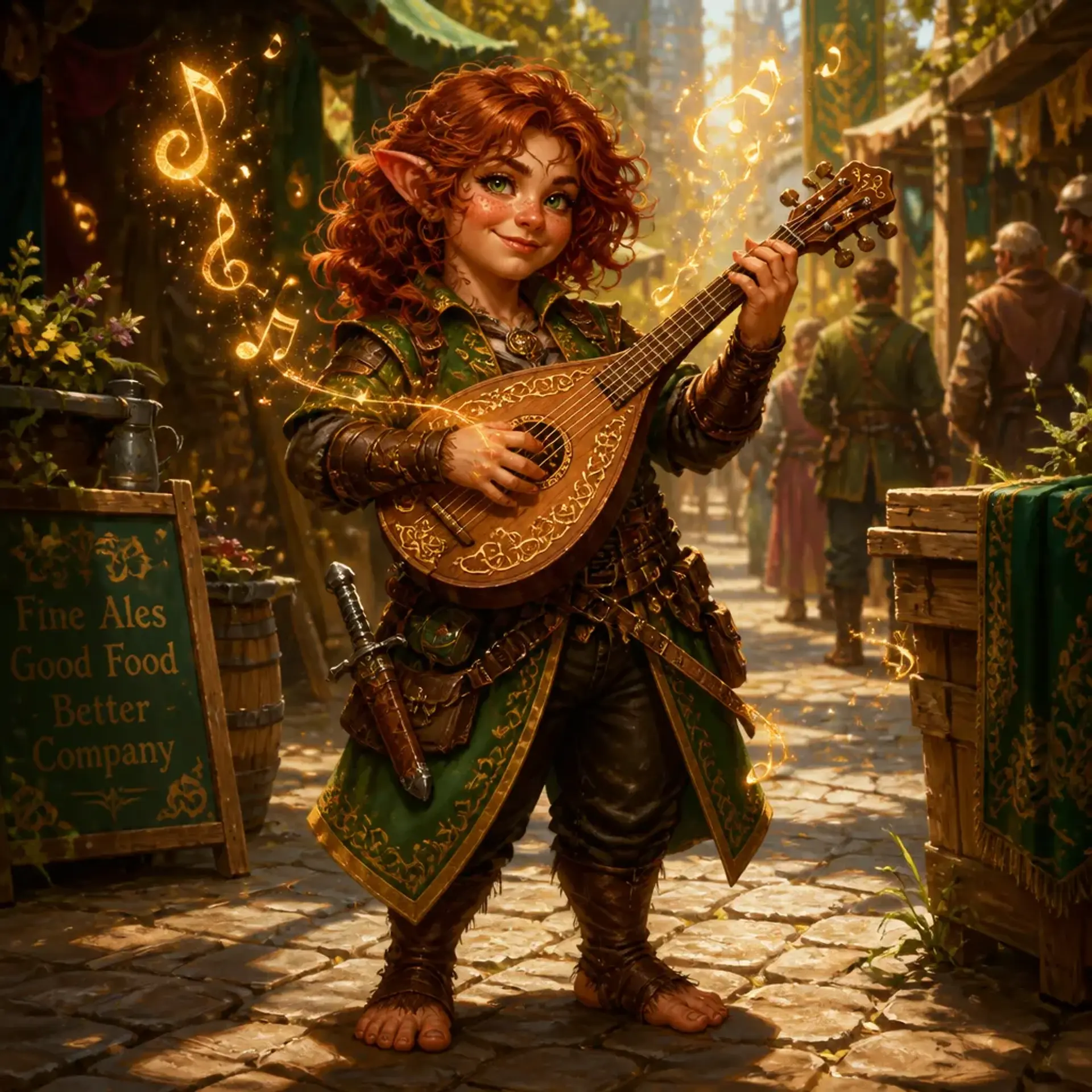 Lila Lullaby Littlefoot - AI-generated fantasy Character