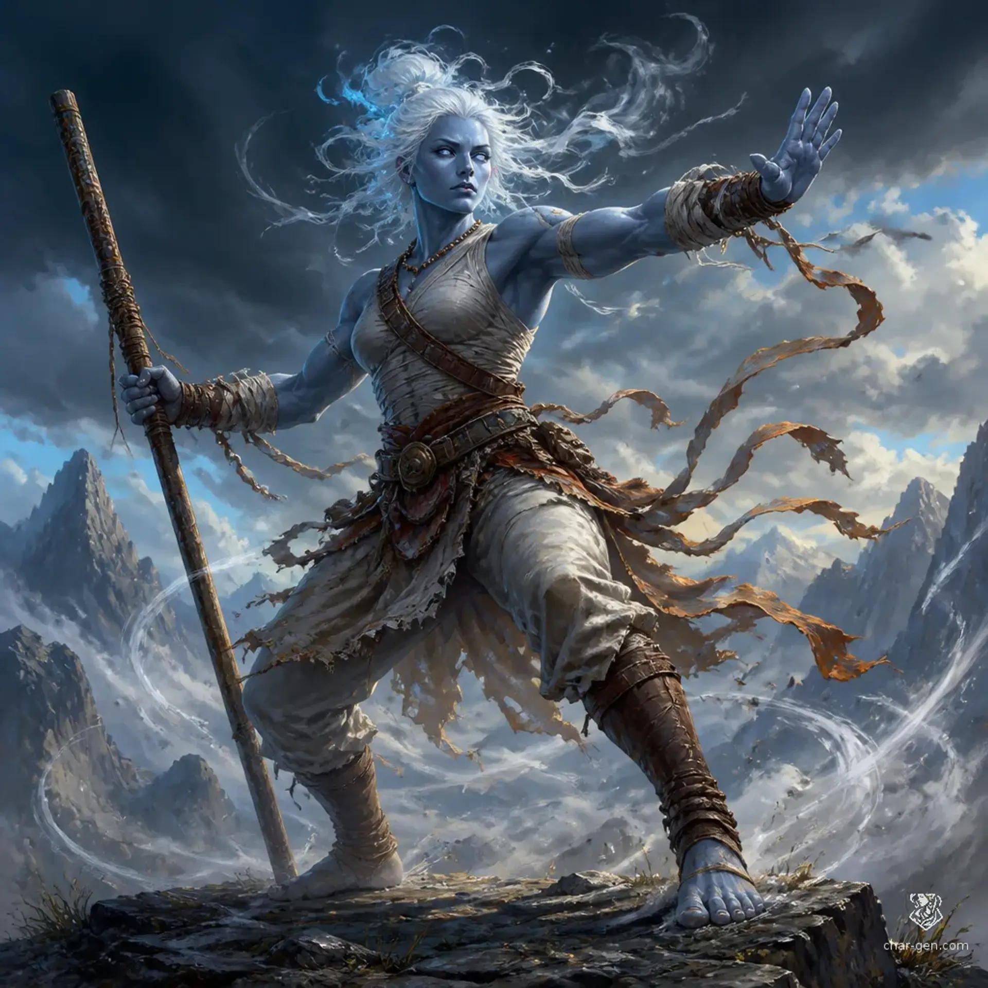 Windfall - AI-generated fantasy Character