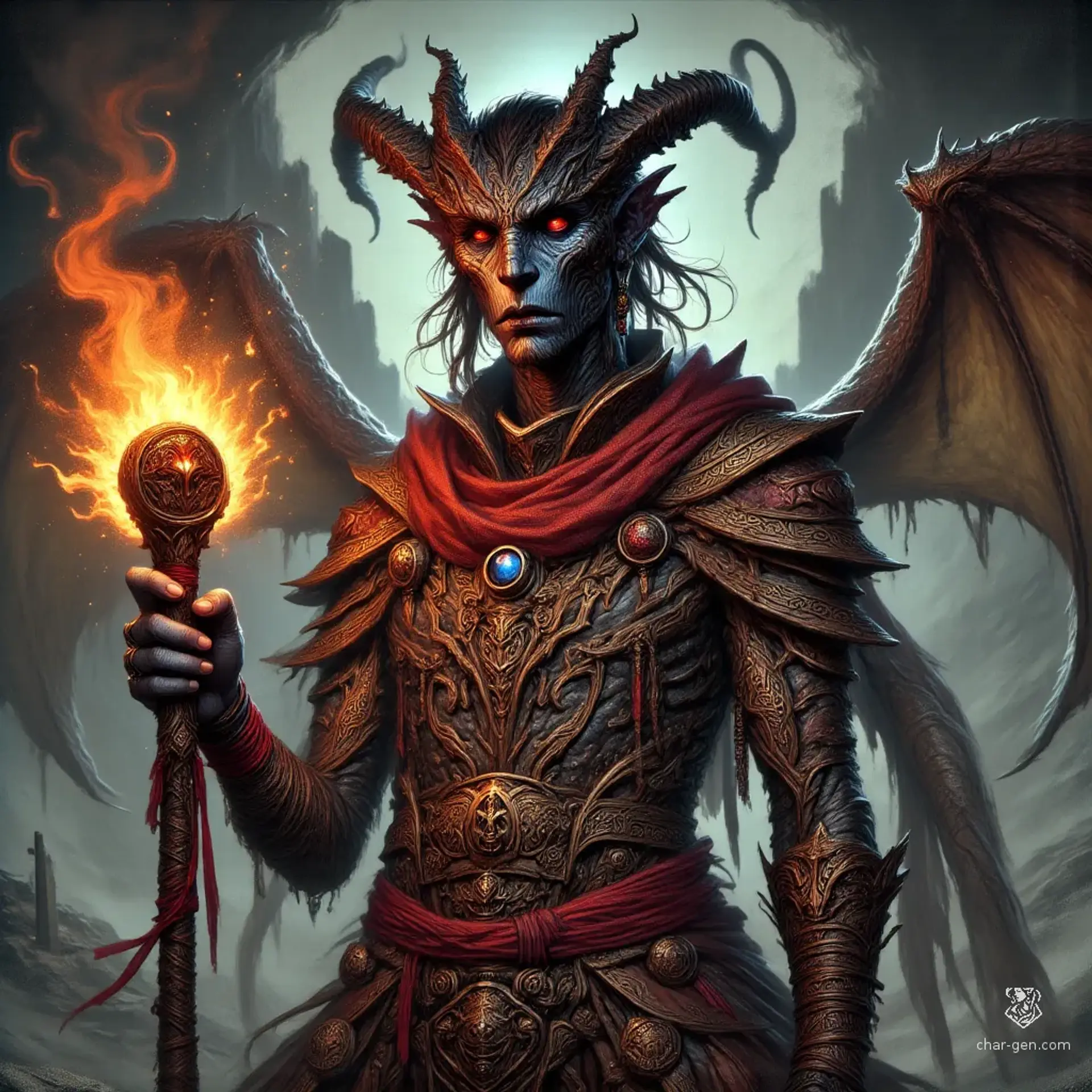 Maj'jes the Wise - AI-generated fantasy NPC