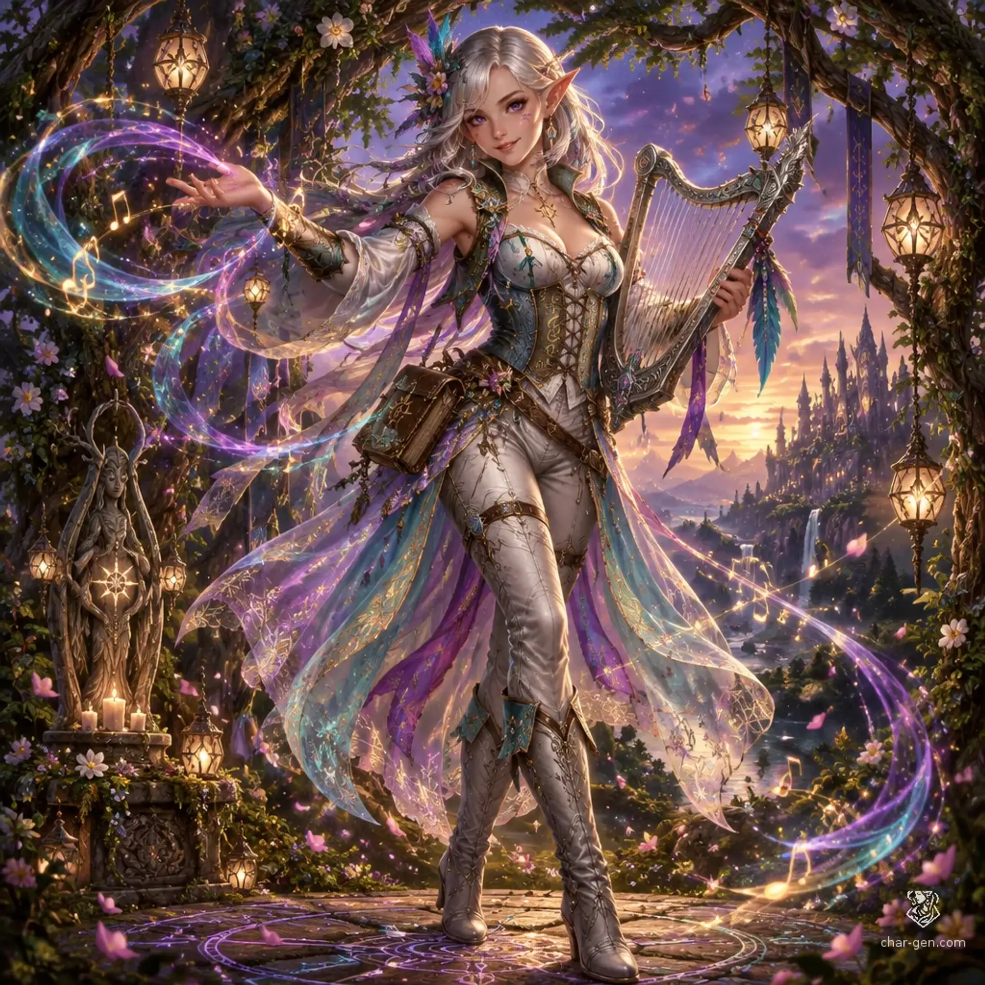 Lyrielle Ventlune - AI-generated fantasy Character