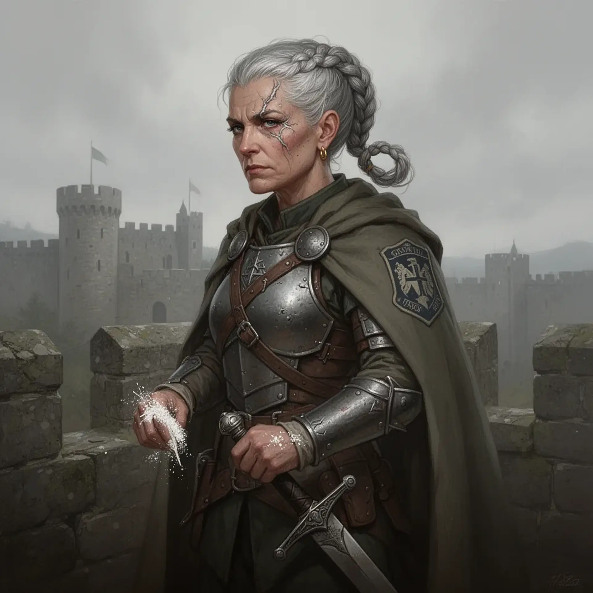 Captain Elara Thorne - AI-generated fantasy NPC