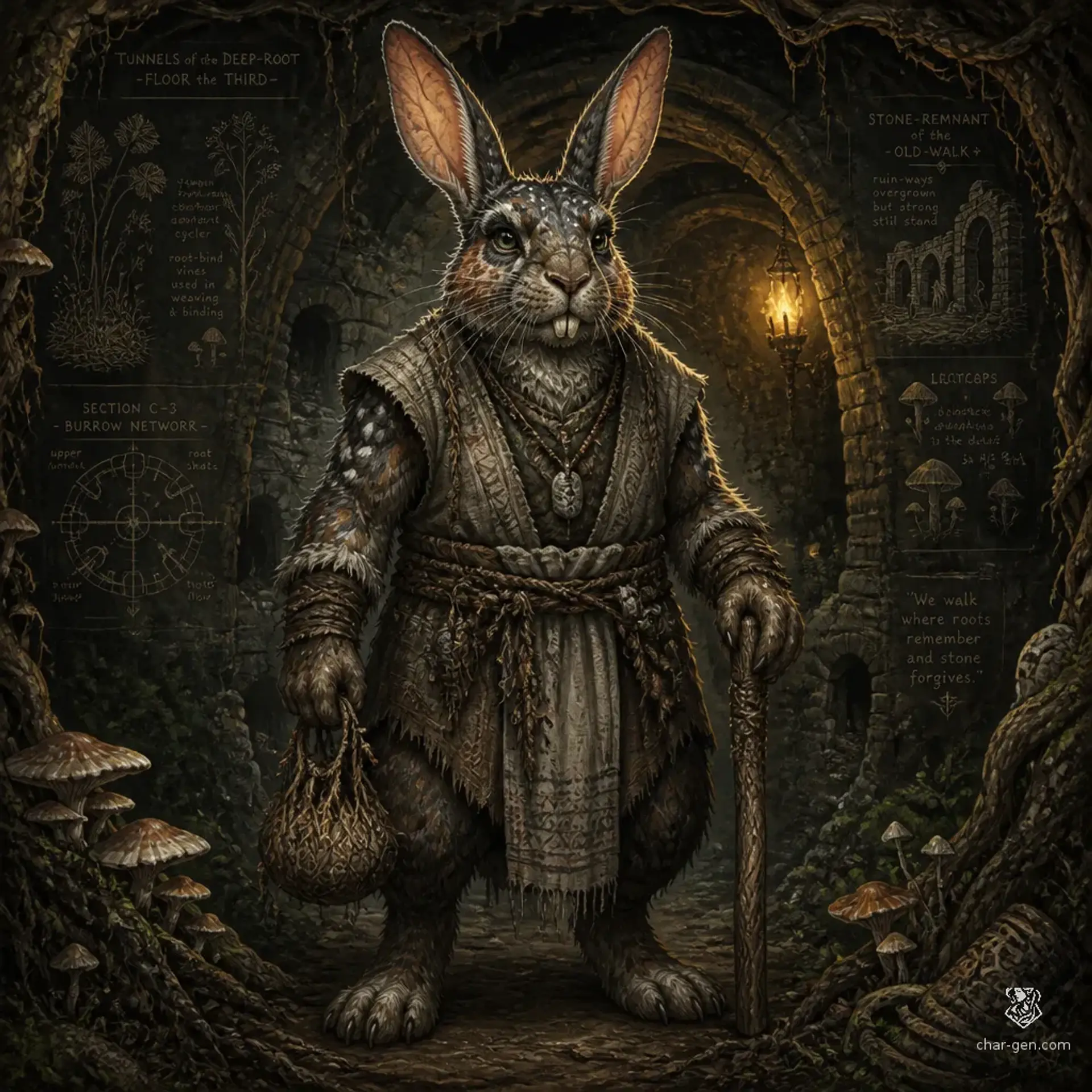 Underbough - AI-generated fantasy Species