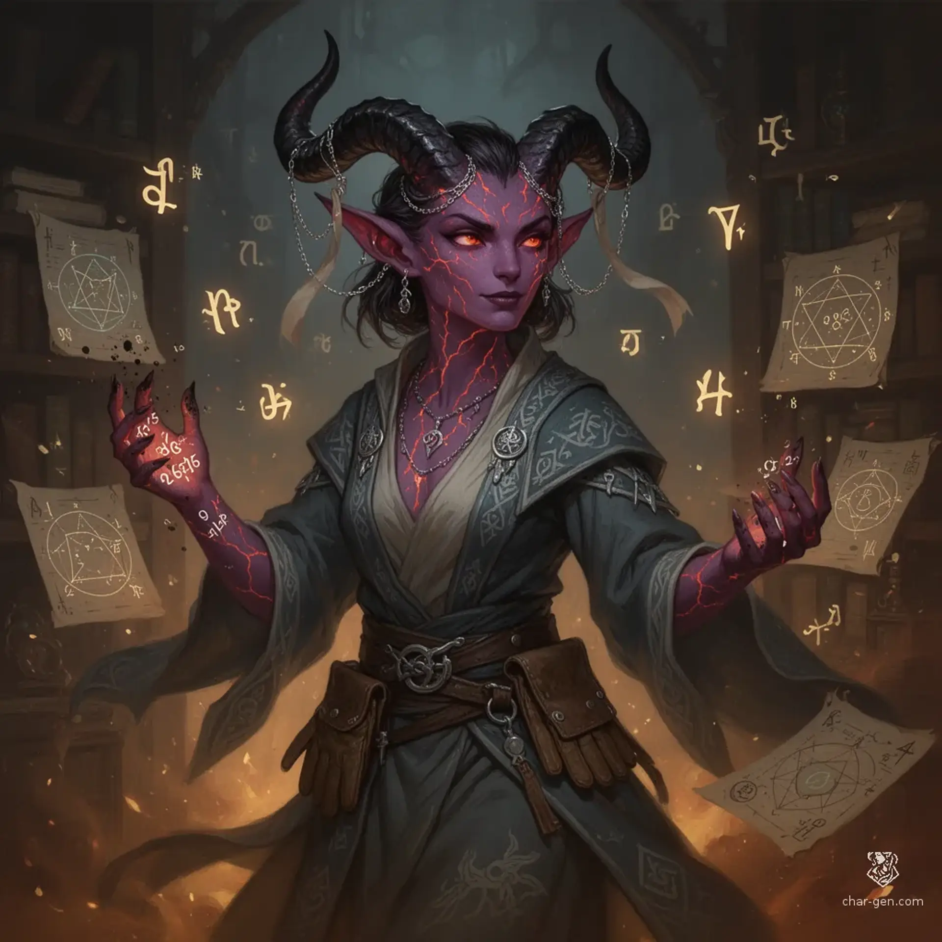 Nerissa Vael - AI-generated fantasy NPC