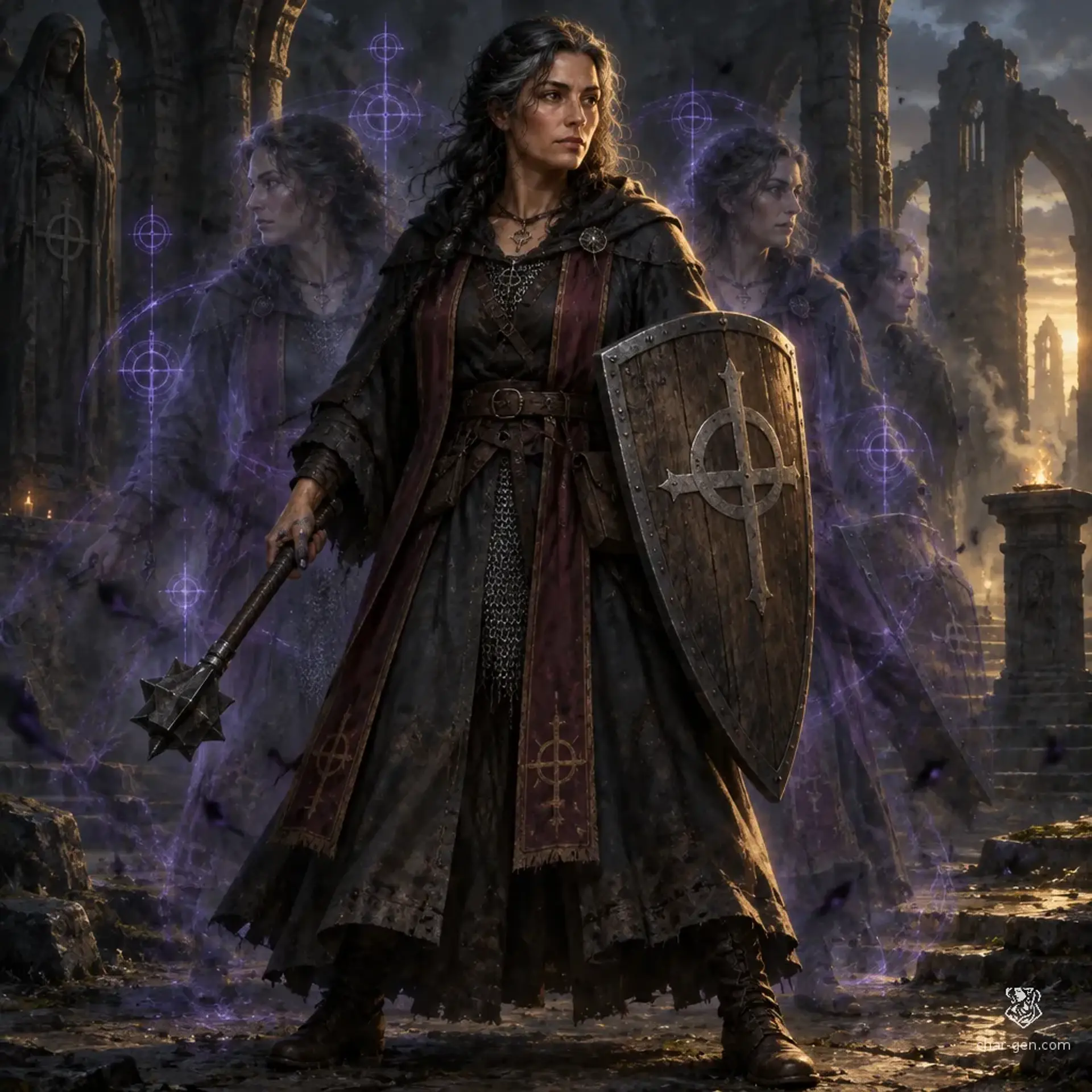 Marta Varga - AI-generated fantasy Character