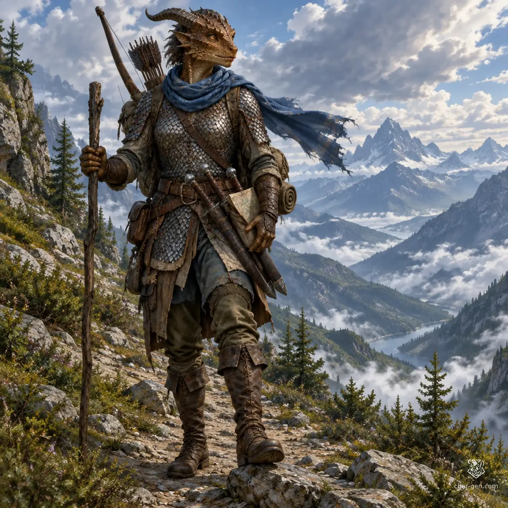 Shessa - AI-generated fantasy Character