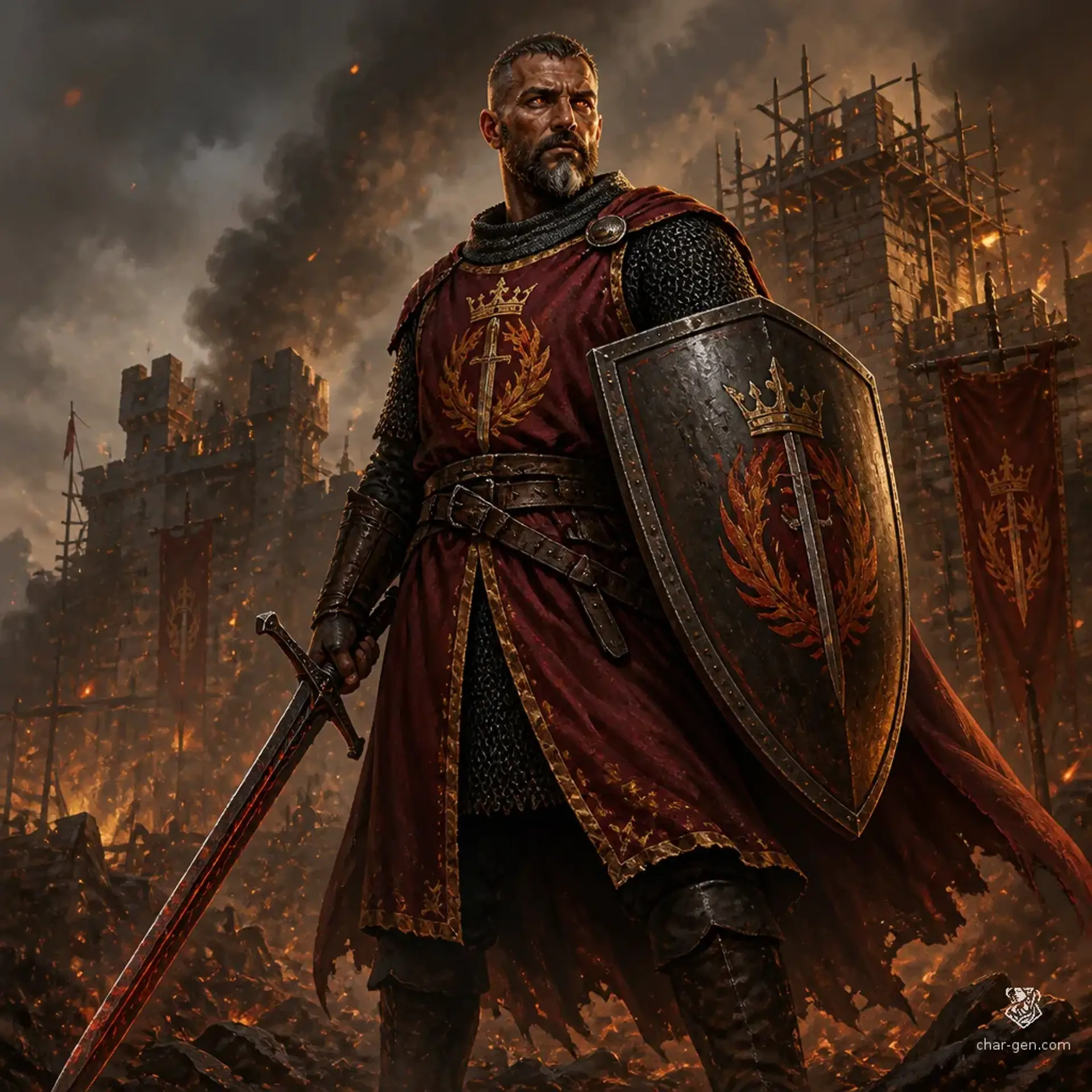 Brennon Vuzrog - AI-generated fantasy Character