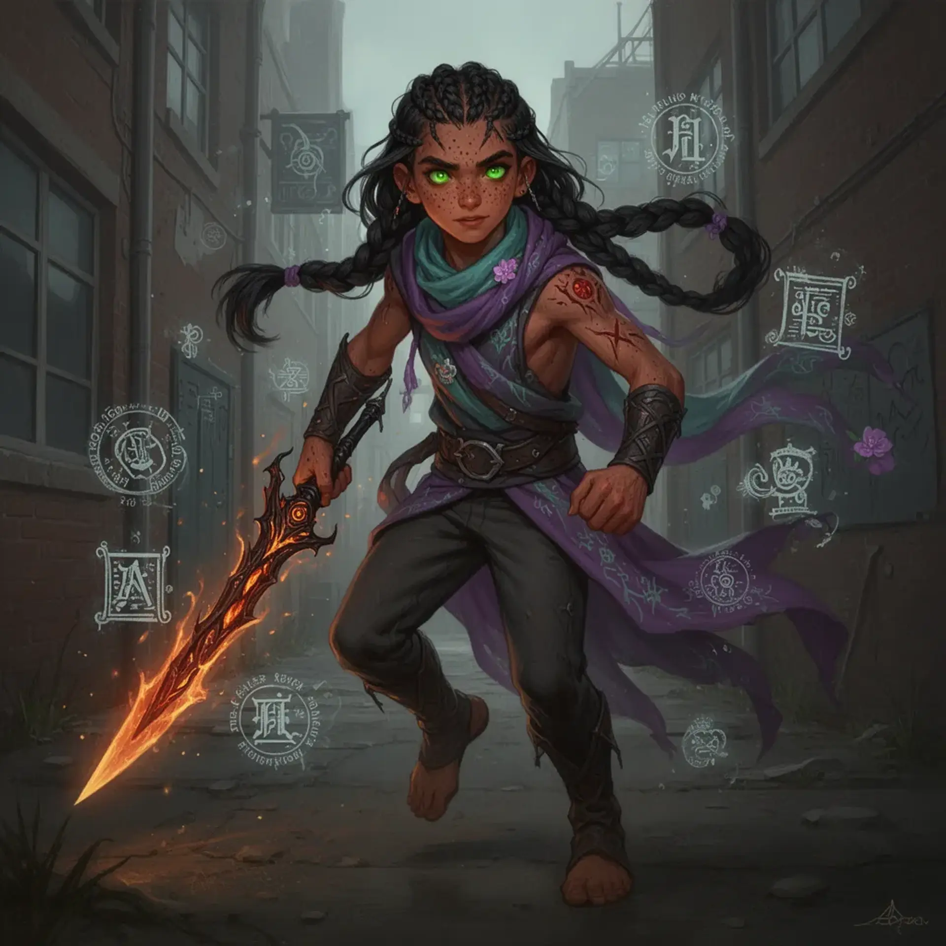 Ash Alder Wilson - AI-generated fantasy NPC