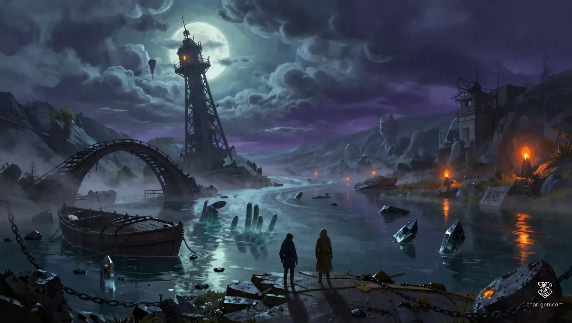 The Beacon Beneath the River