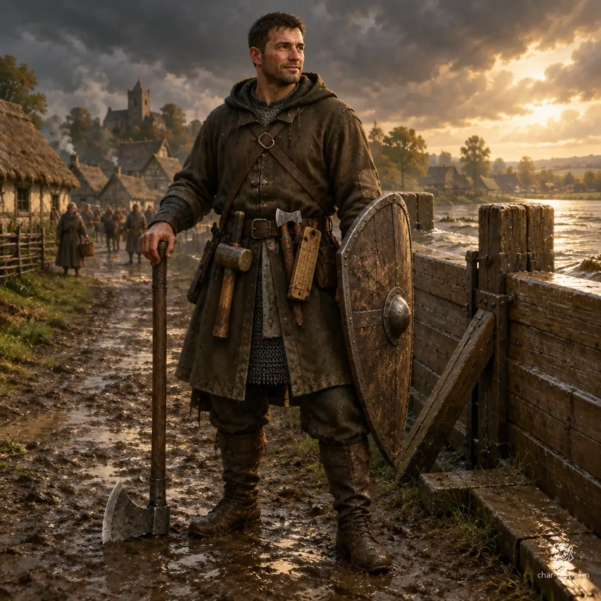 Harek Togan - AI-generated fantasy Character