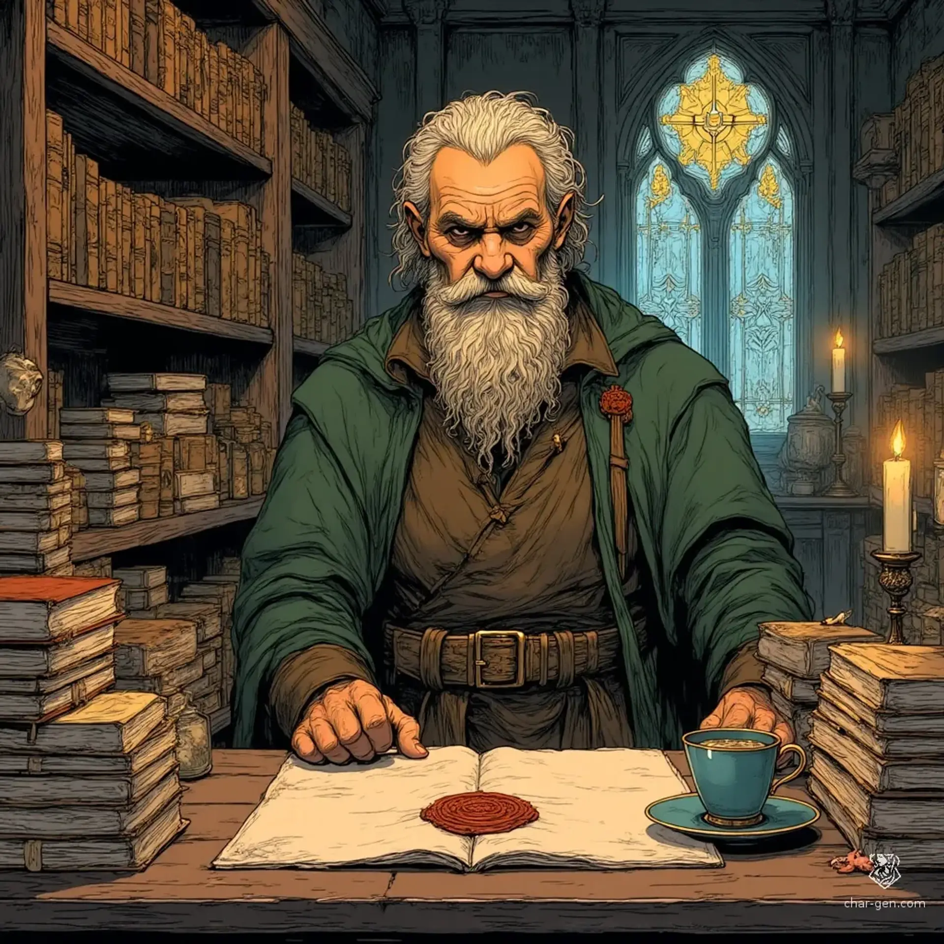The Blessed Page - AI-generated fantasy Shop