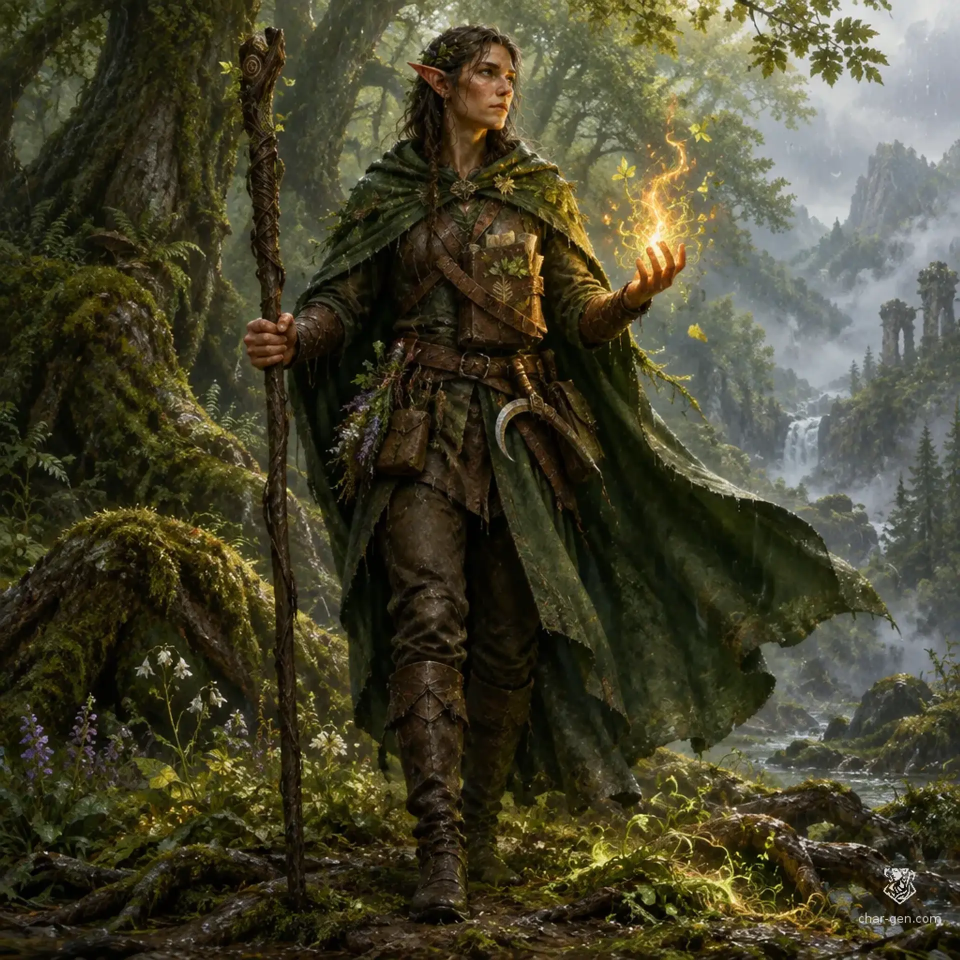 Kaevorii - AI-generated fantasy Character