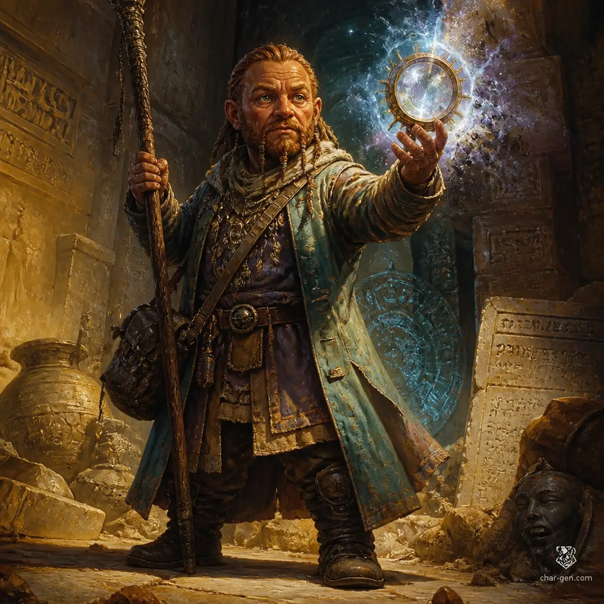Tavian Ghoradze - AI-generated fantasy Character