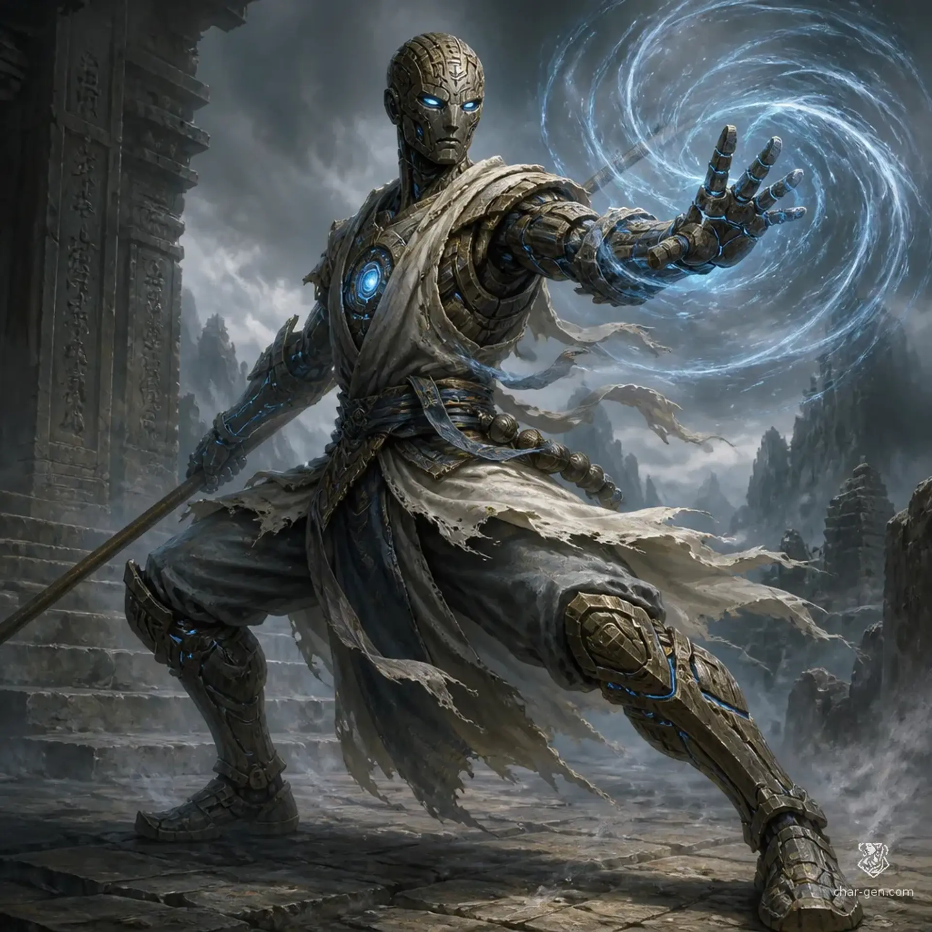 MILO - AI-generated fantasy Character