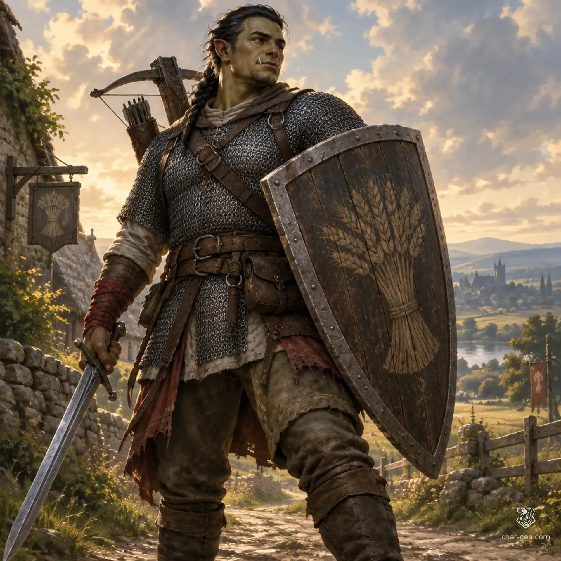 Orenu - AI-generated fantasy Character