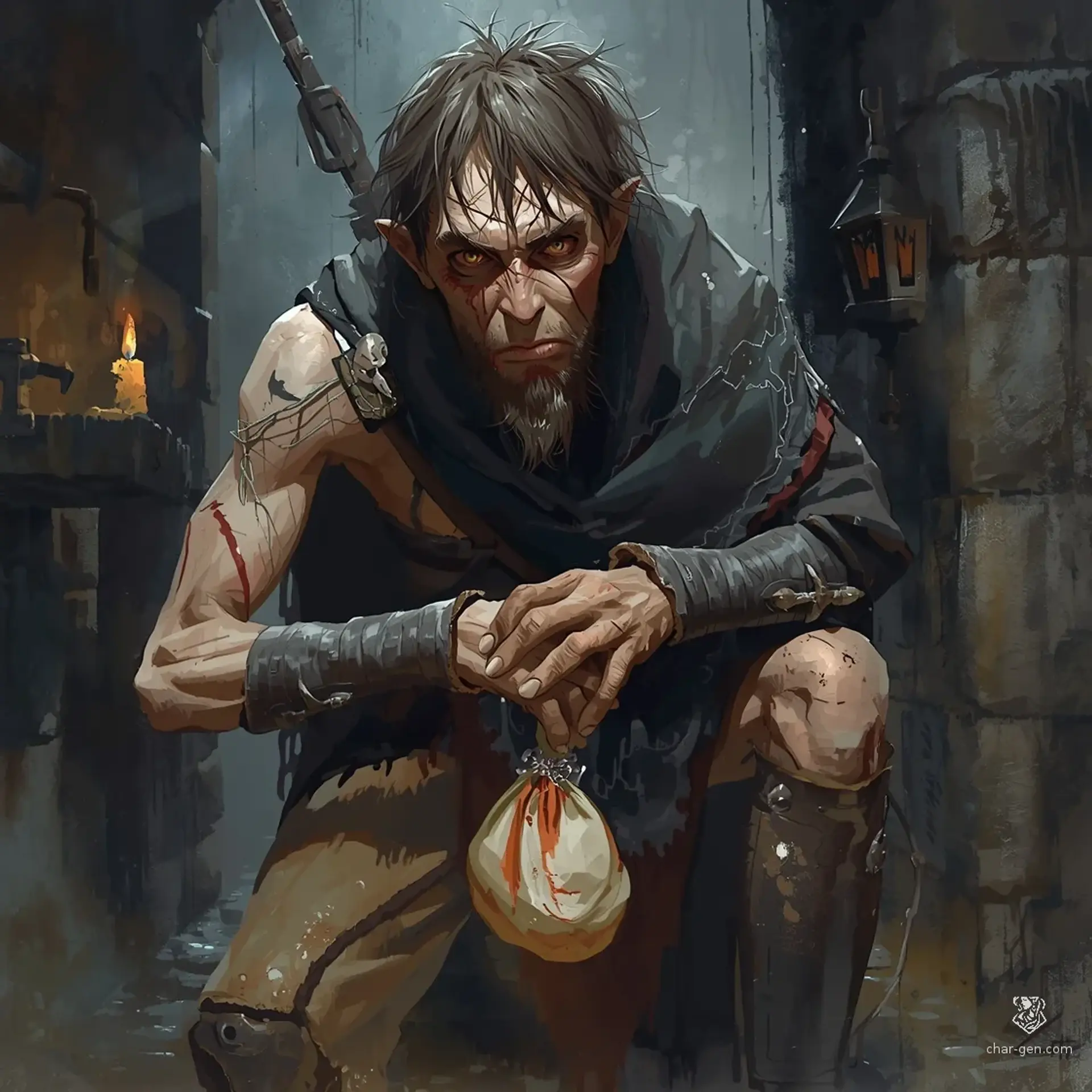 Silas Vane - AI-generated fantasy NPC
