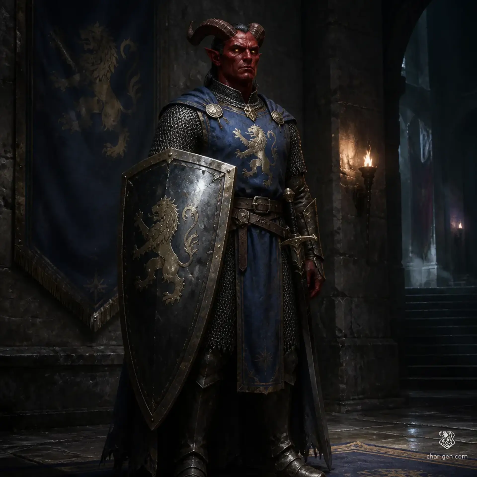 Iados - AI-generated fantasy Character