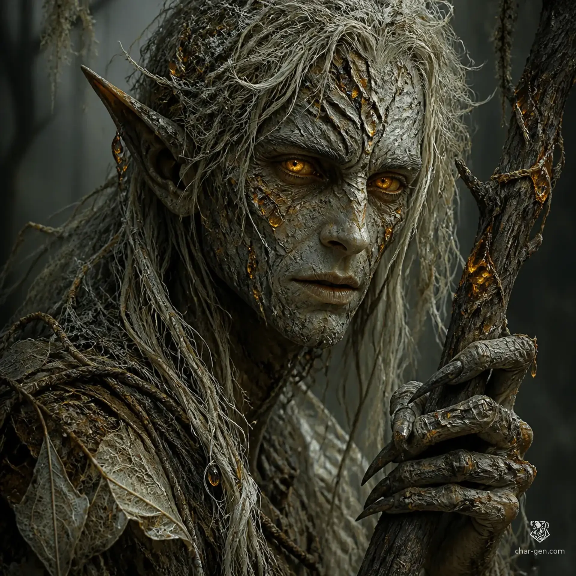 Sylas of the Bark - AI-generated fantasy NPC