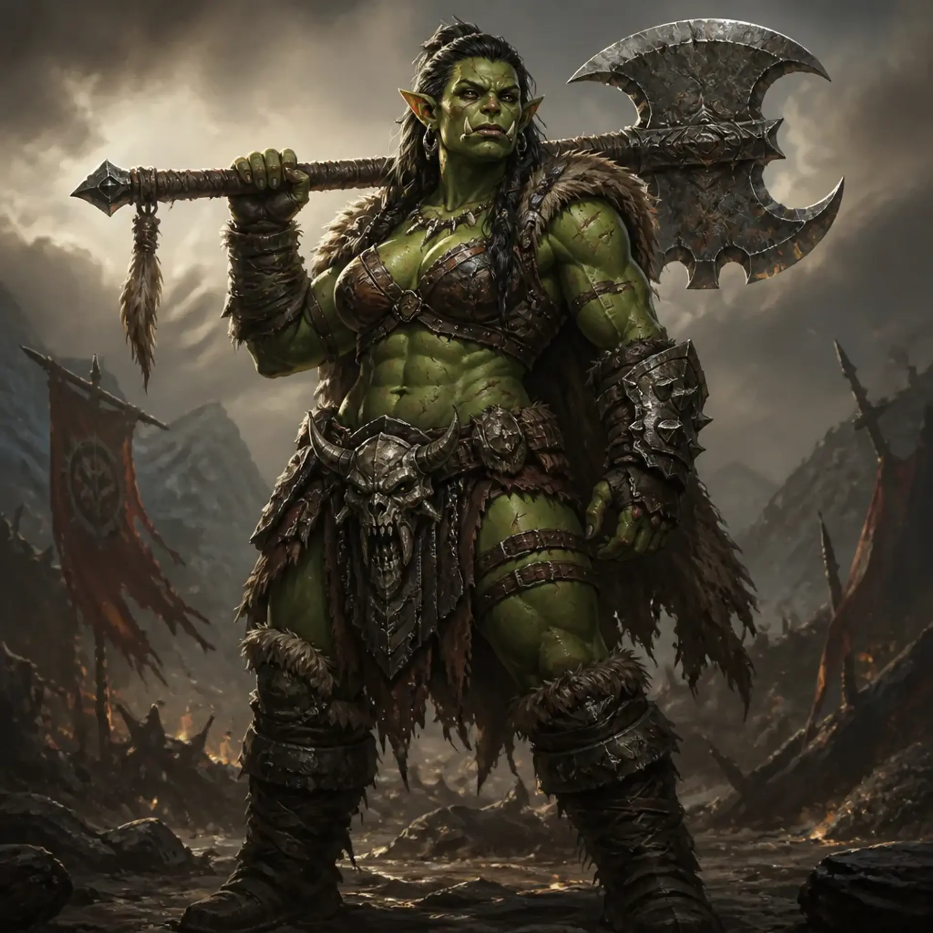 Garra Iron-Vein - AI-generated fantasy Character