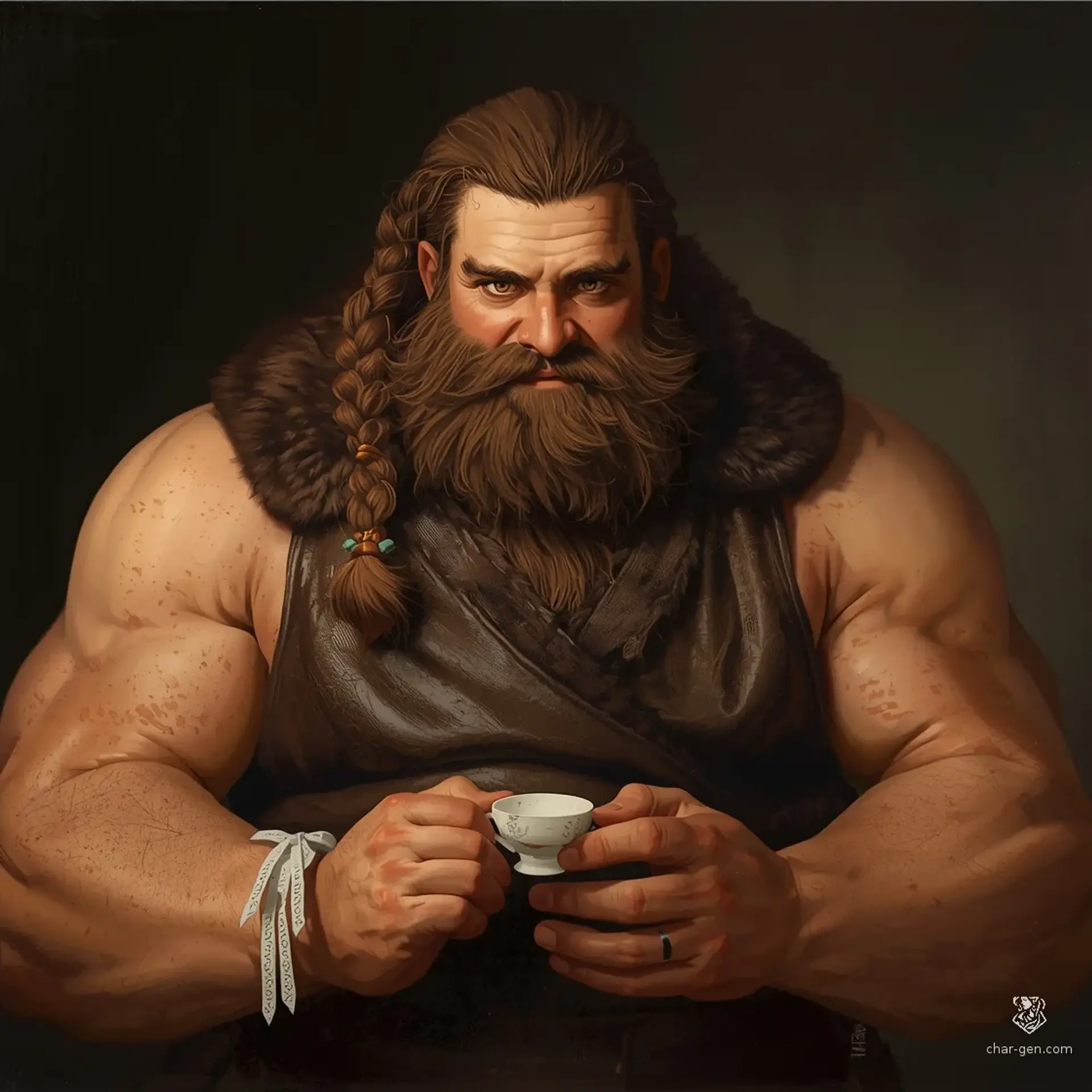 Bjorn Strongthrum - AI-generated fantasy NPC
