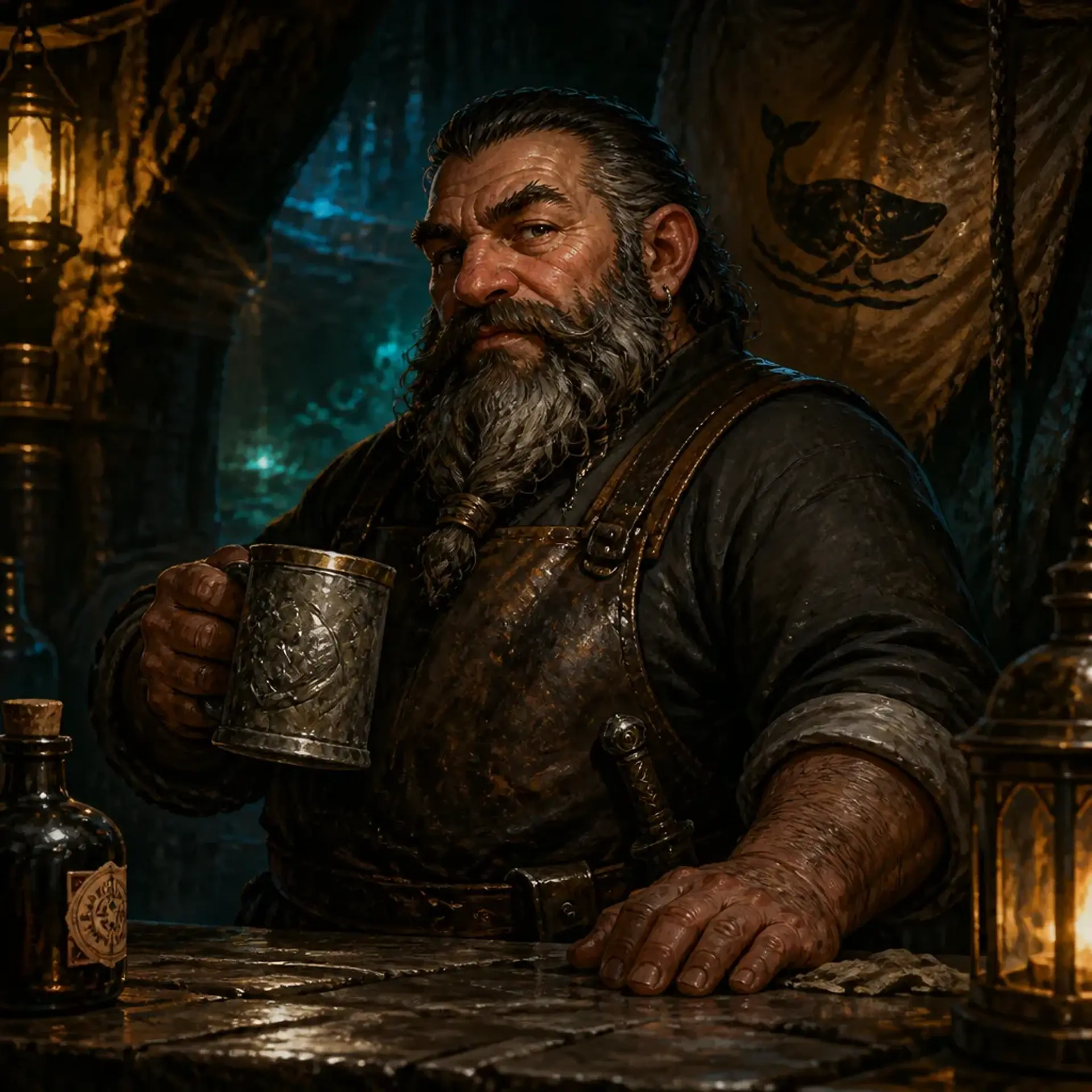 Tide & Tongue - AI-generated fantasy Tavern