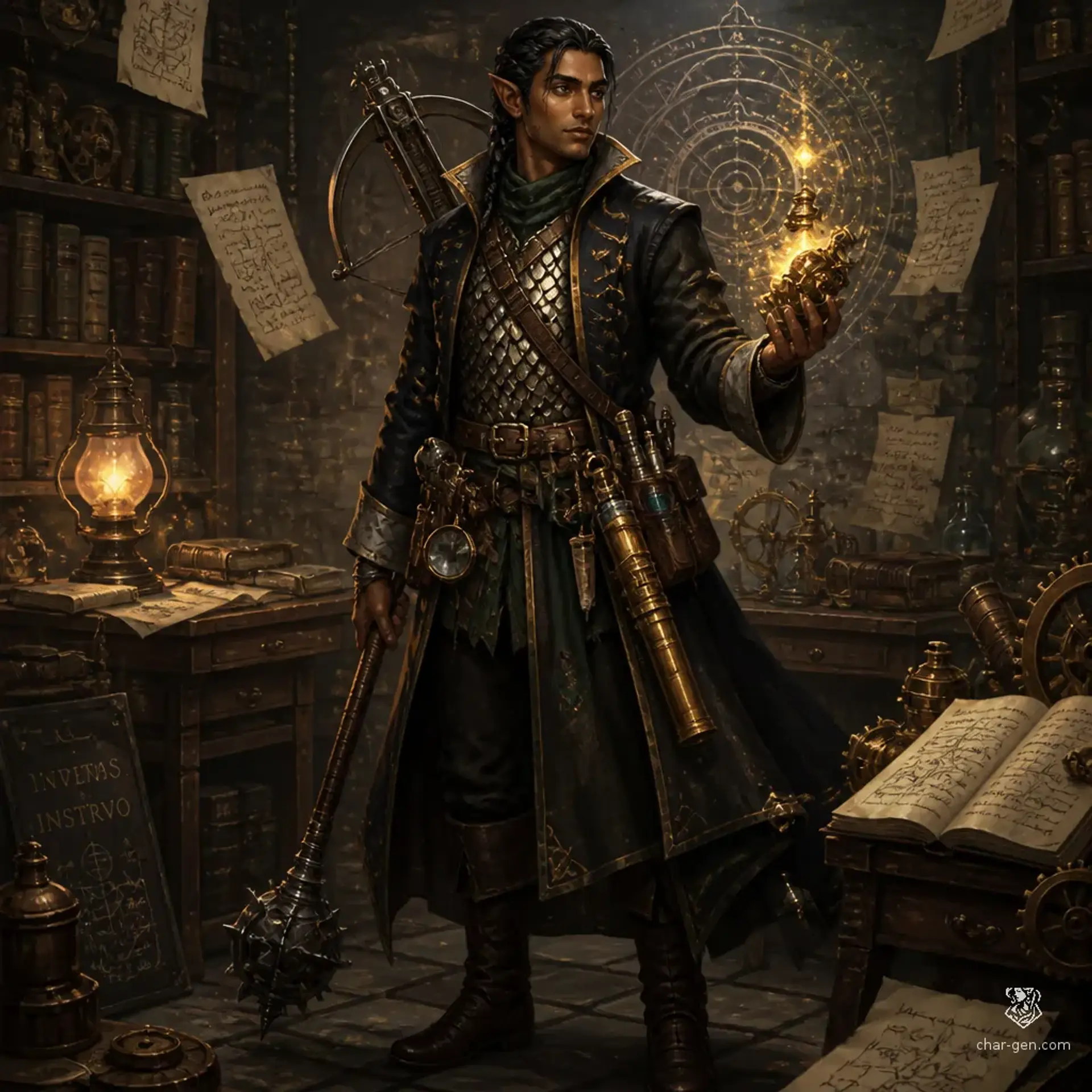 Khree - AI-generated fantasy Character