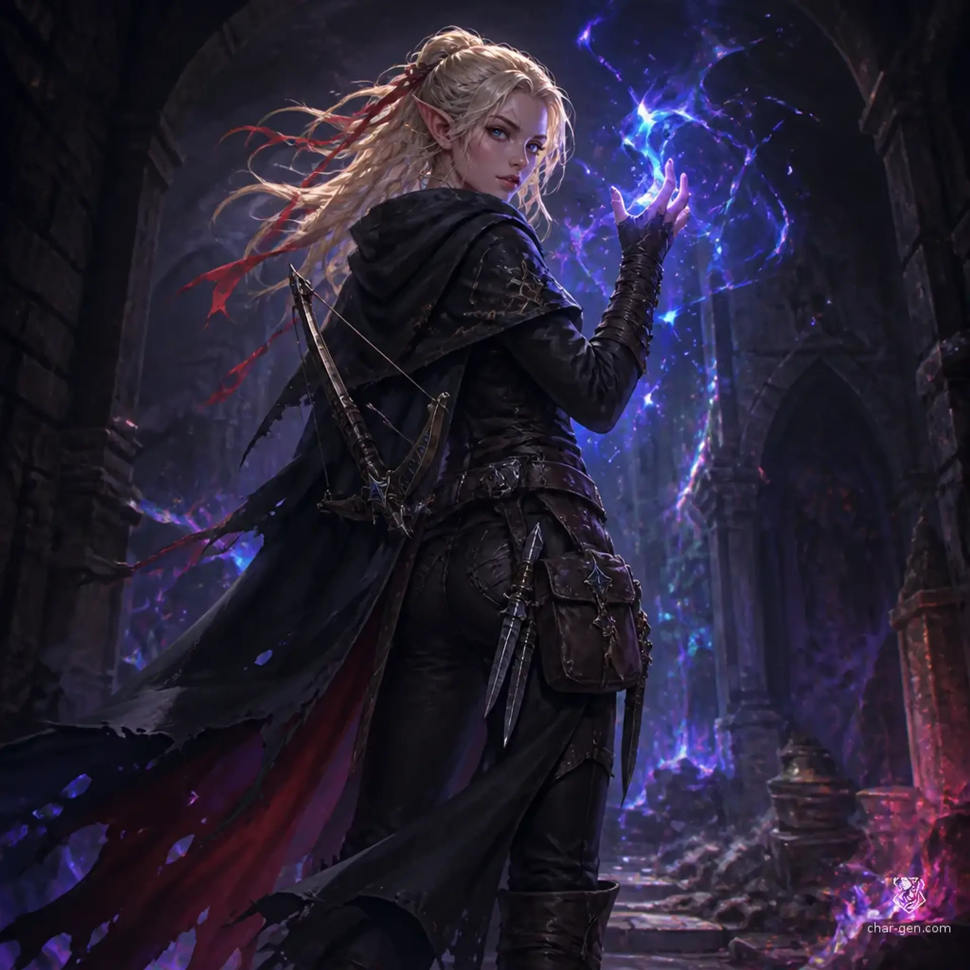 Veskrin Seln - AI-generated fantasy Character