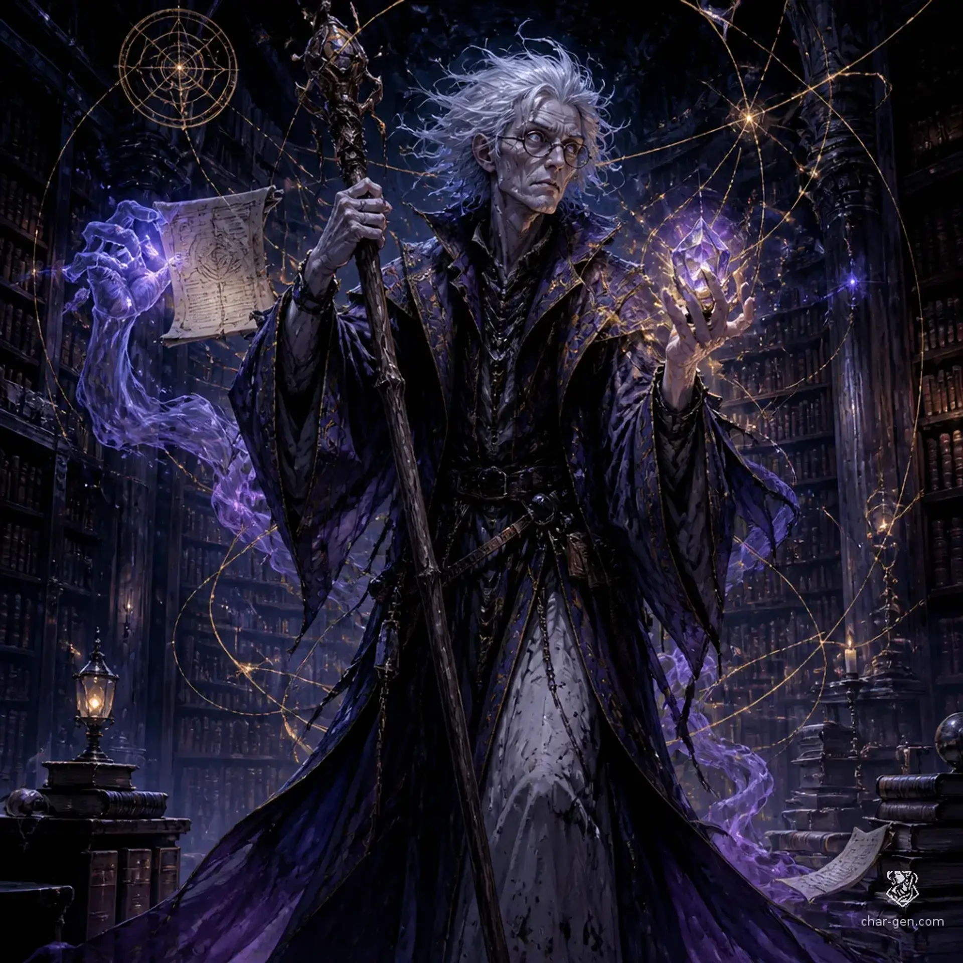 Thaddeus Thorne - AI-generated fantasy Character