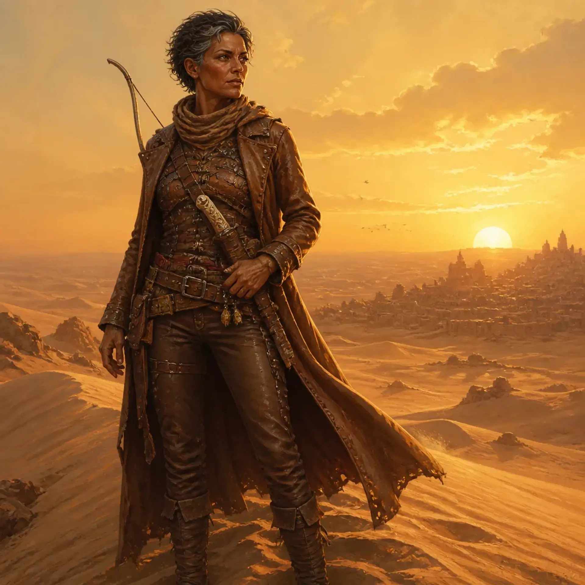 Morgan - AI-generated fantasy Character