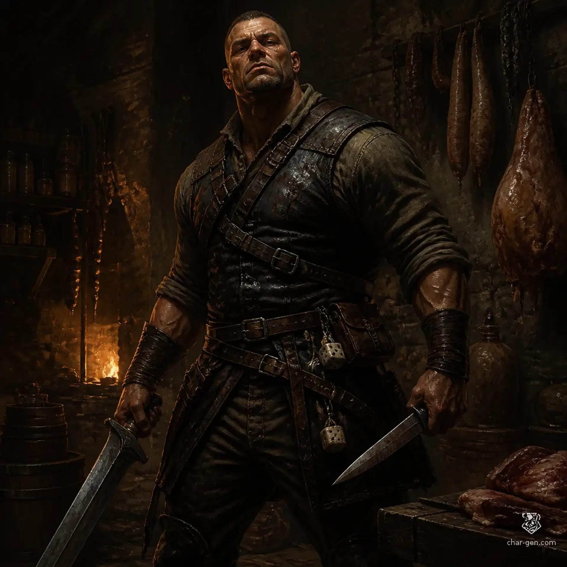 Dan Jones - AI-generated fantasy Character
