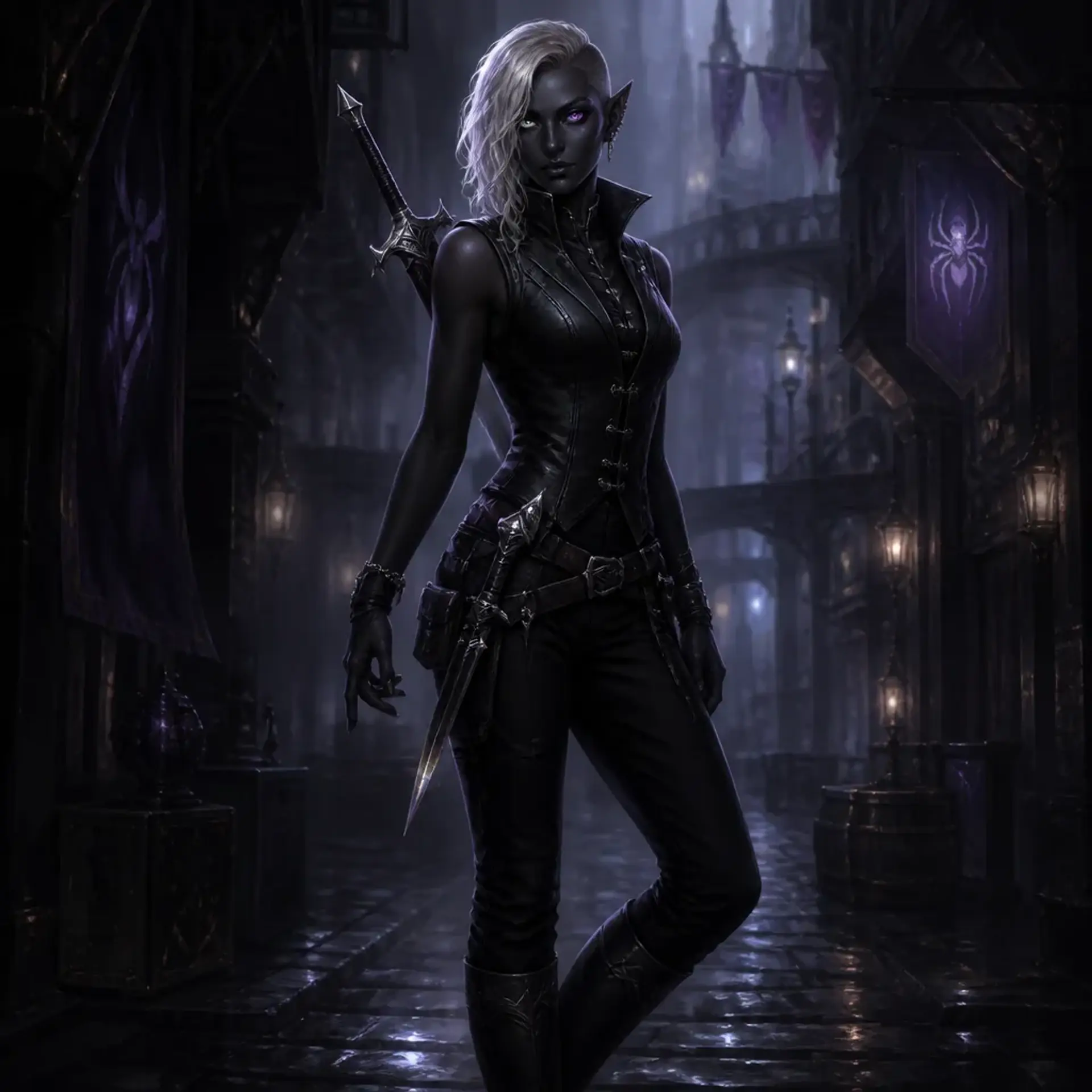 Varenia - AI-generated fantasy Character
