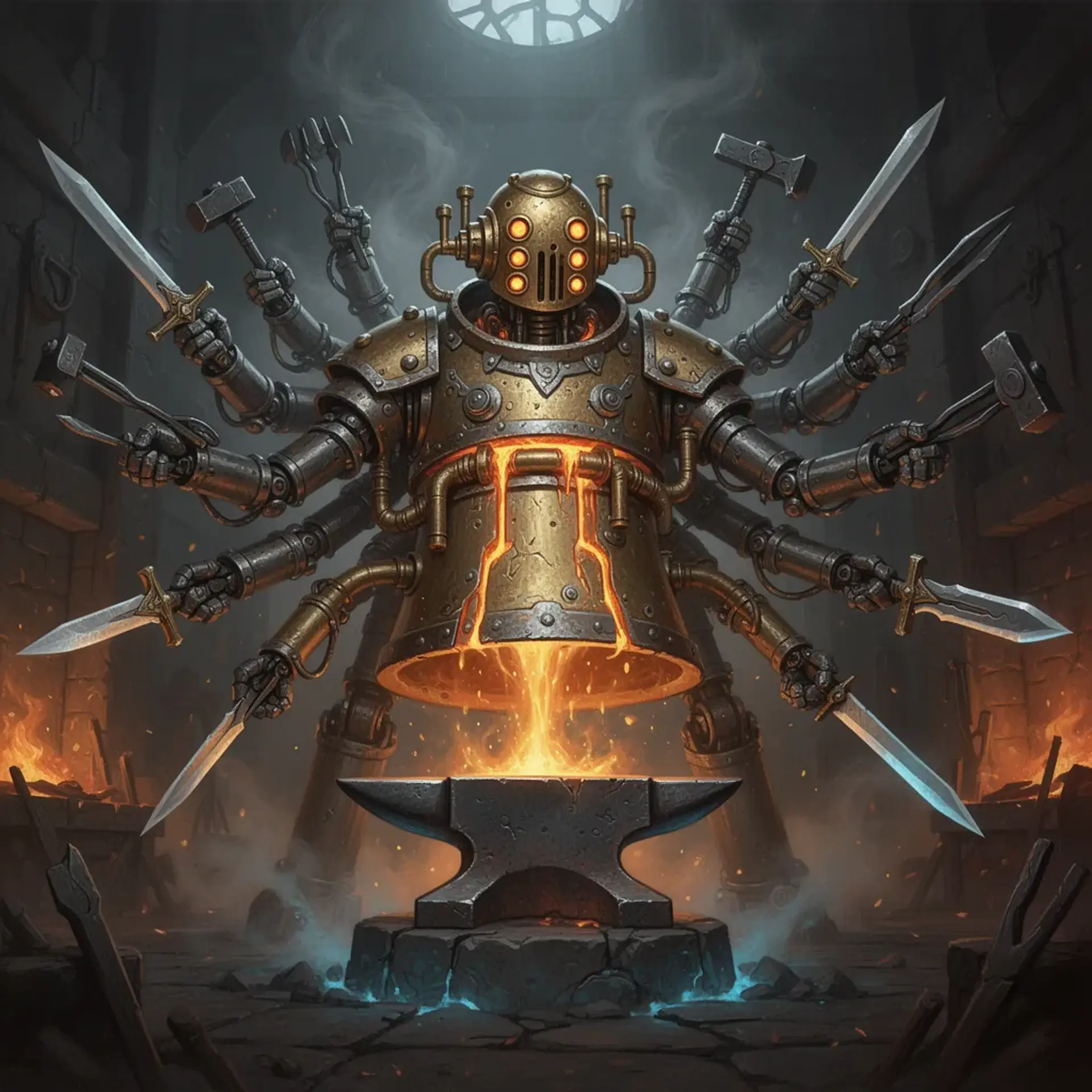Ironsgate Forge Smith - AI-generated fantasy Monster