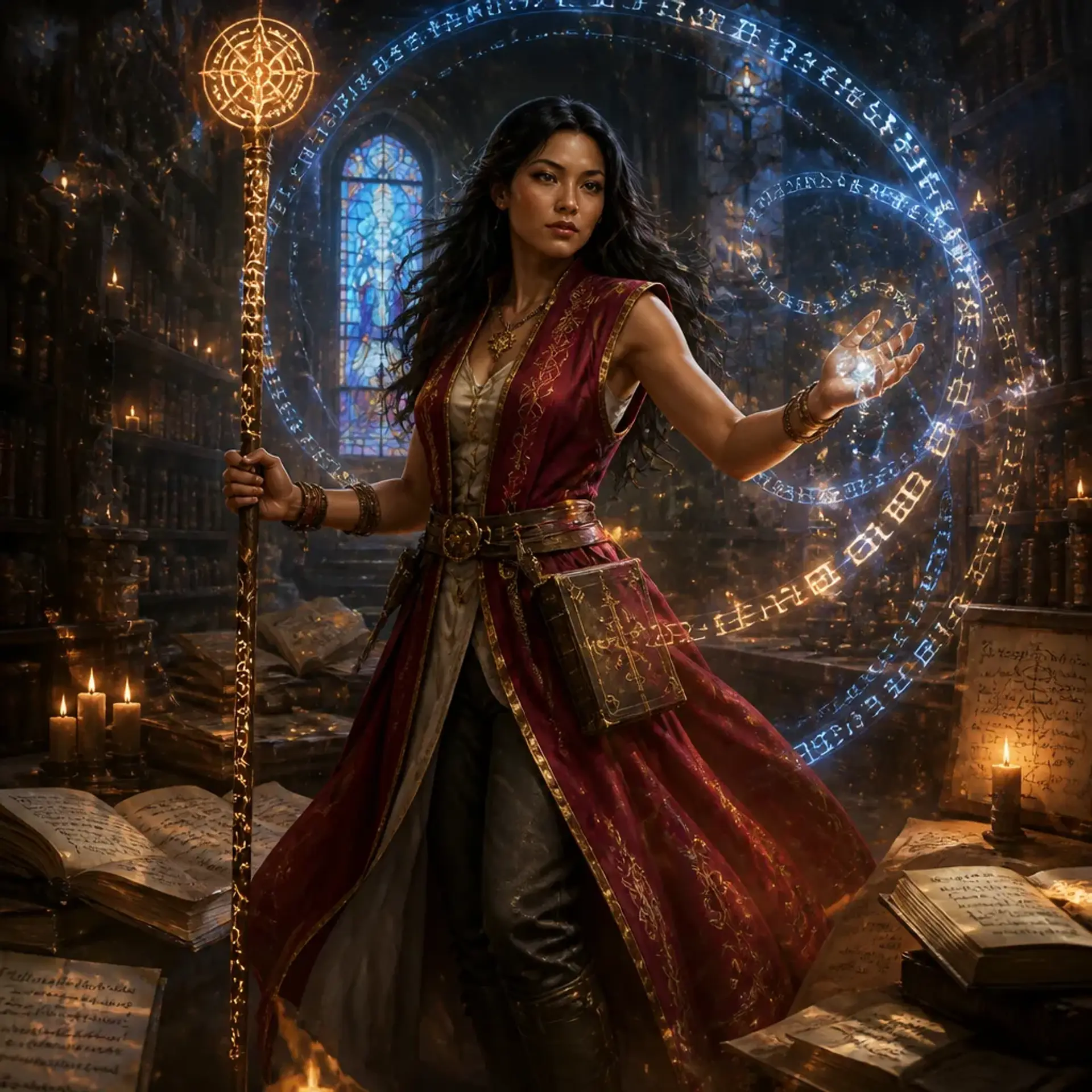 Mara Sabel Dela Cruz - AI-generated fantasy Character