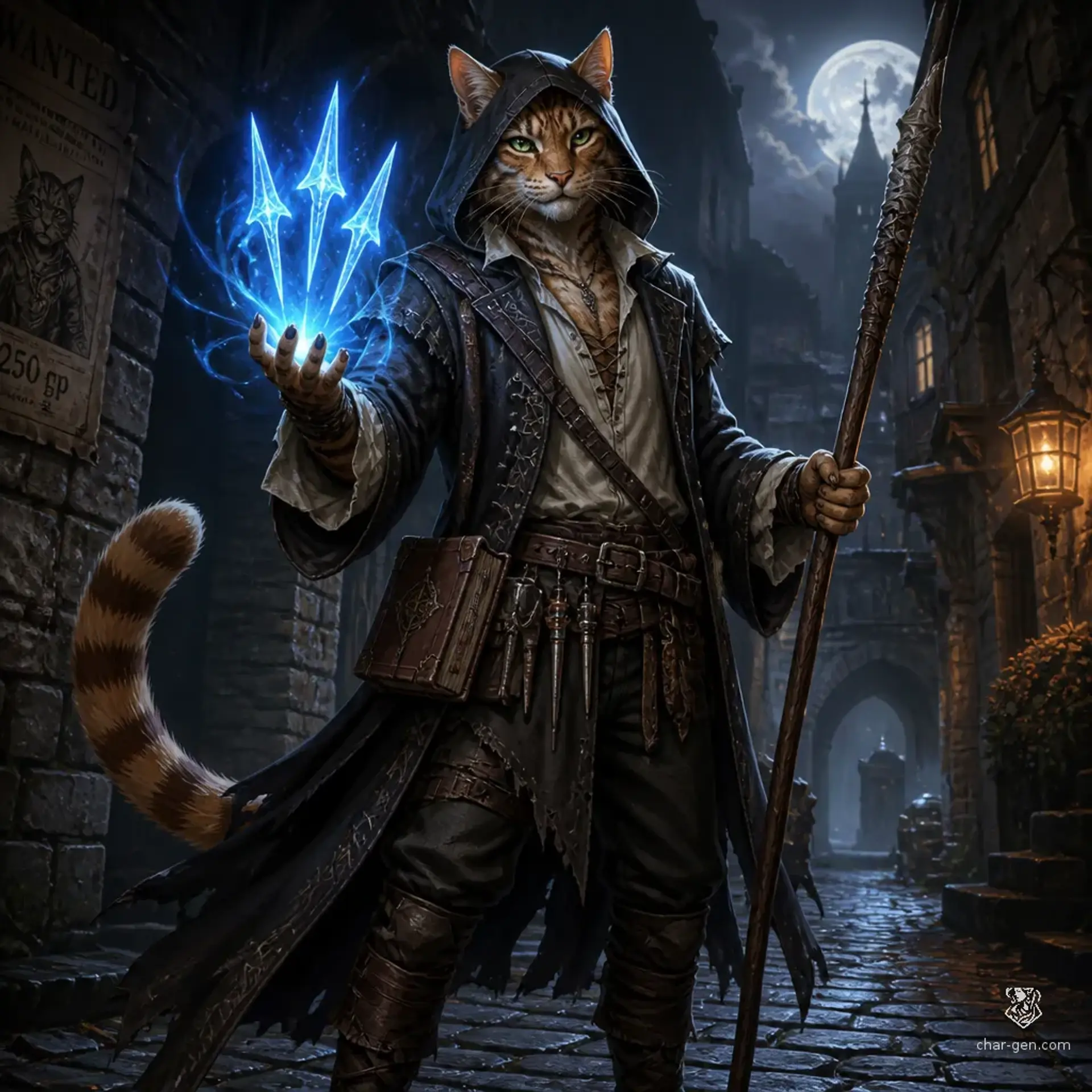 Winston Sinclair - AI-generated fantasy Character
