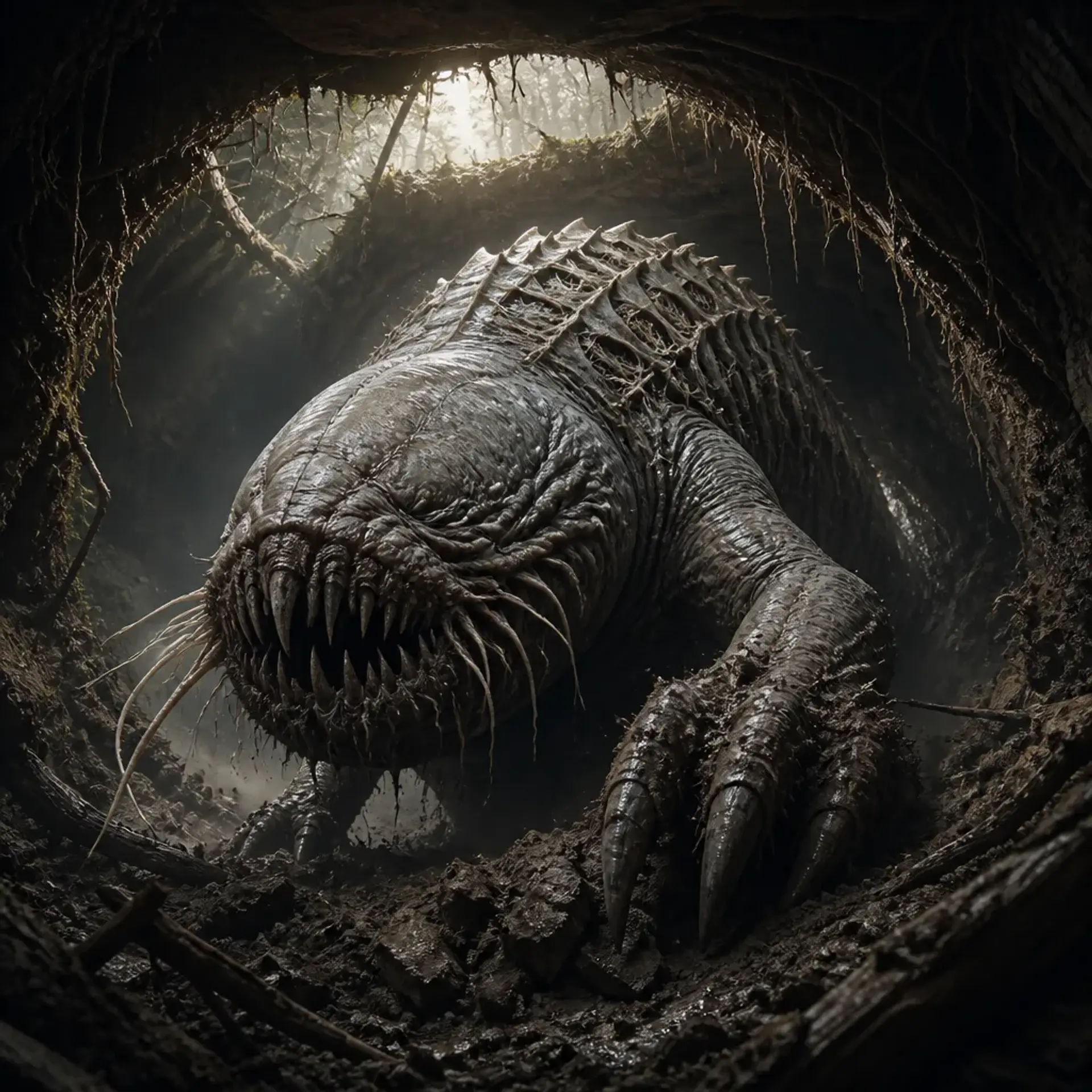 Wurzelmaul - AI-generated fantasy Monster