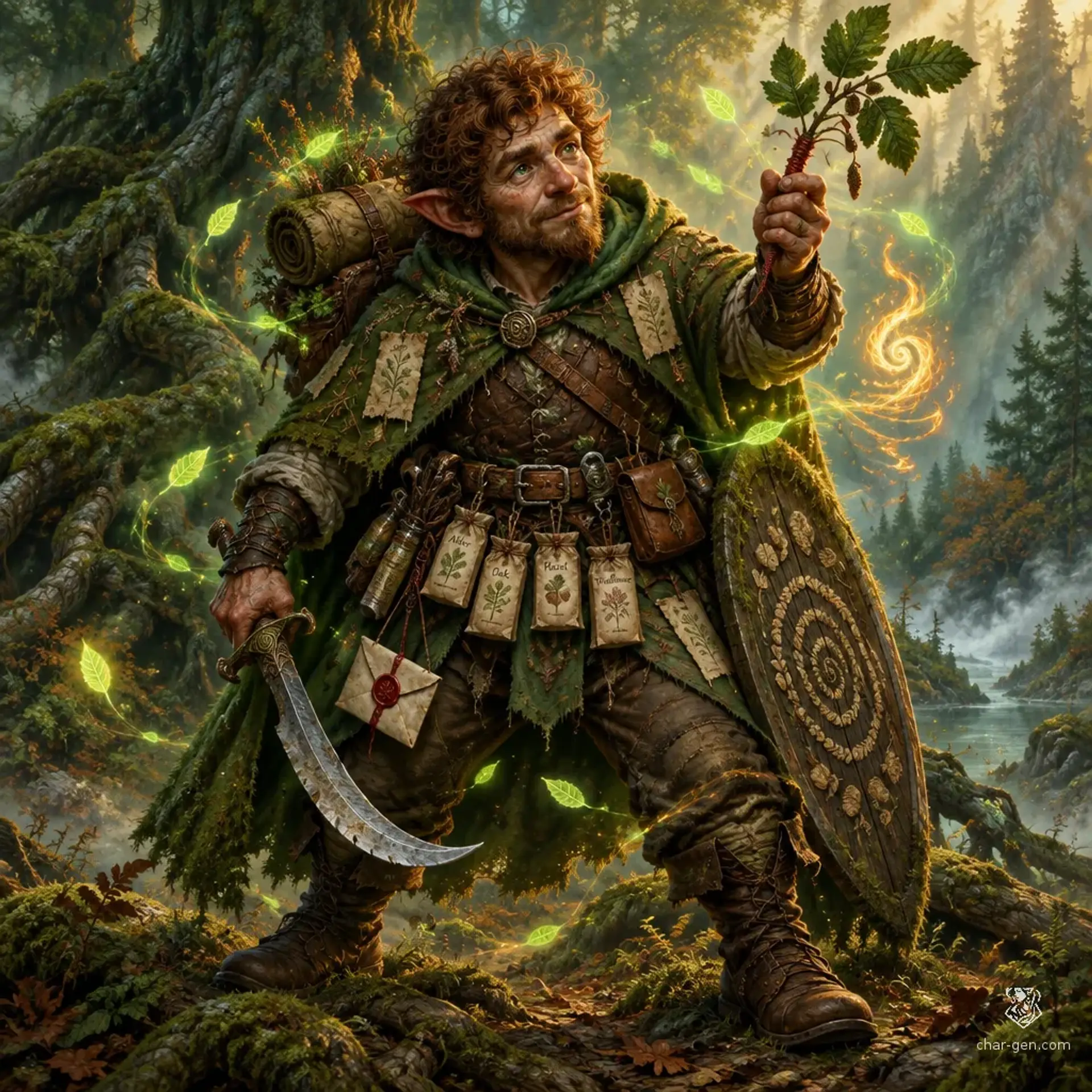 Durn Vaskettle - AI-generated fantasy Character