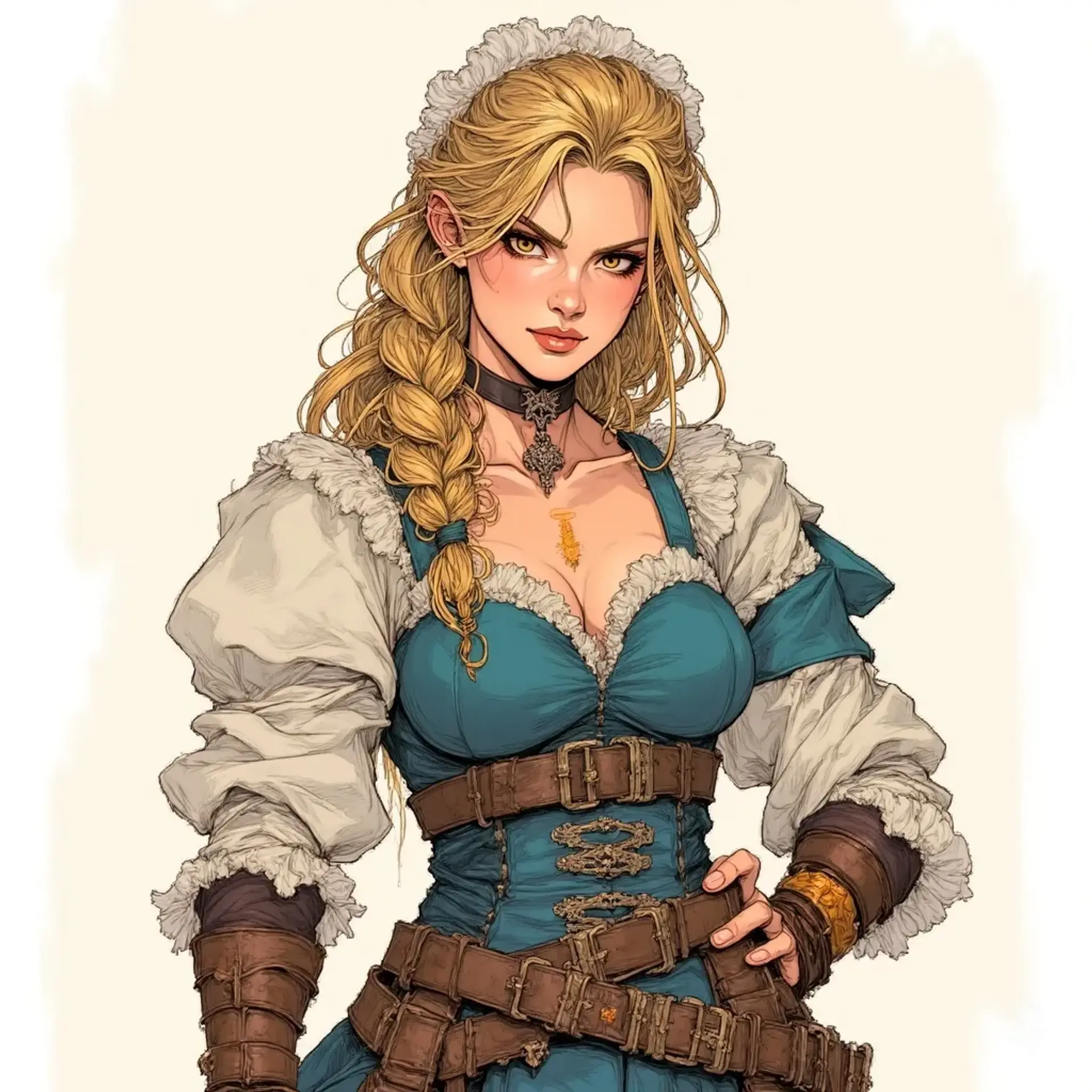 Serenya Valdriett - AI-generated fantasy NPC