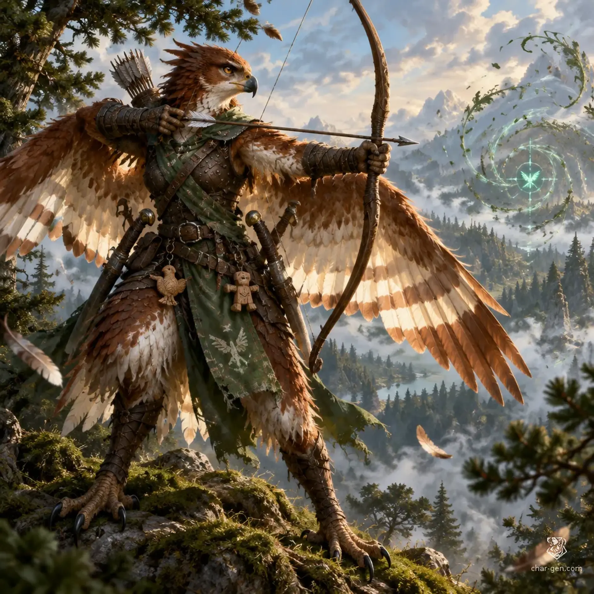 Wynona Springday - AI-generated fantasy Character