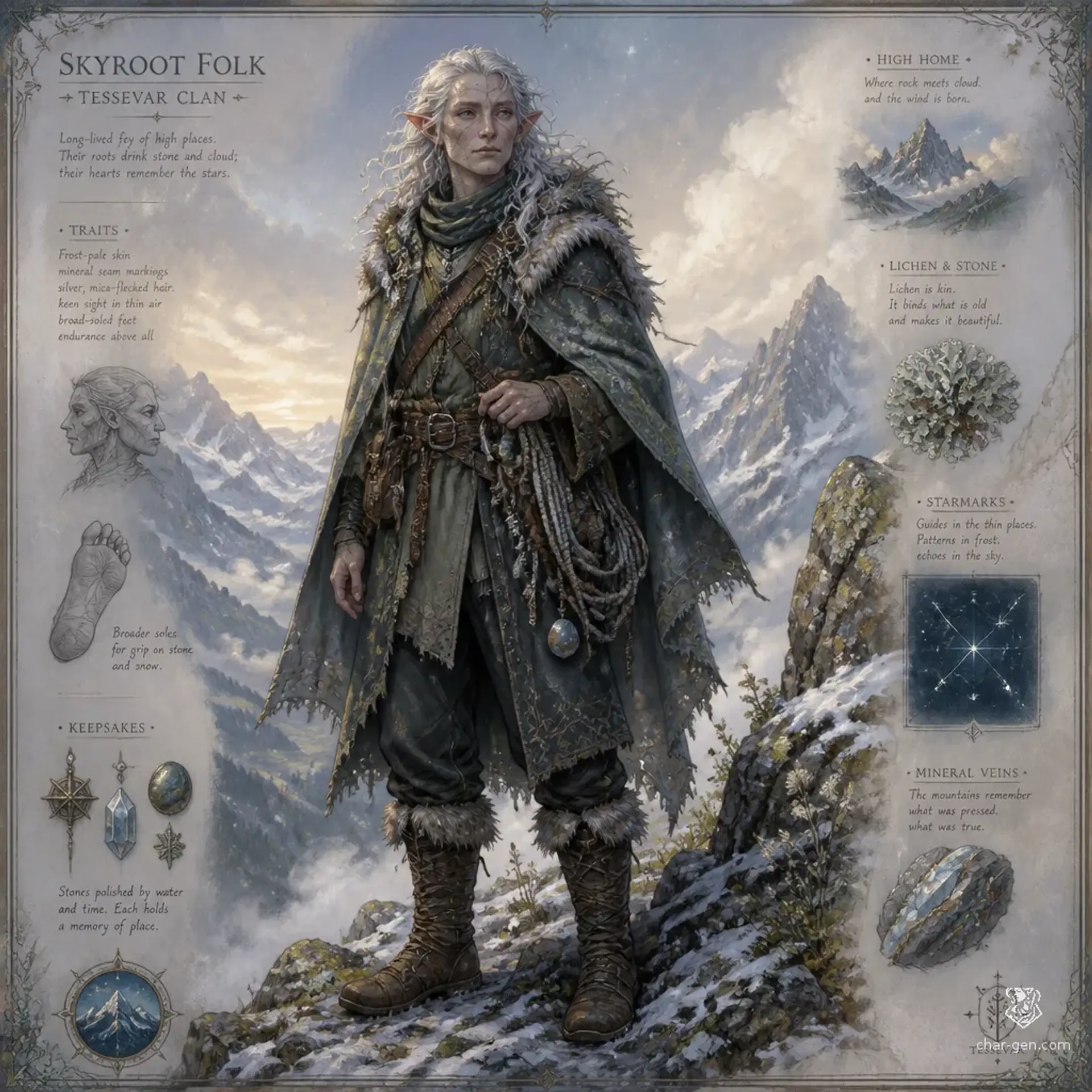 Skyroot Folk - AI-generated fantasy Species