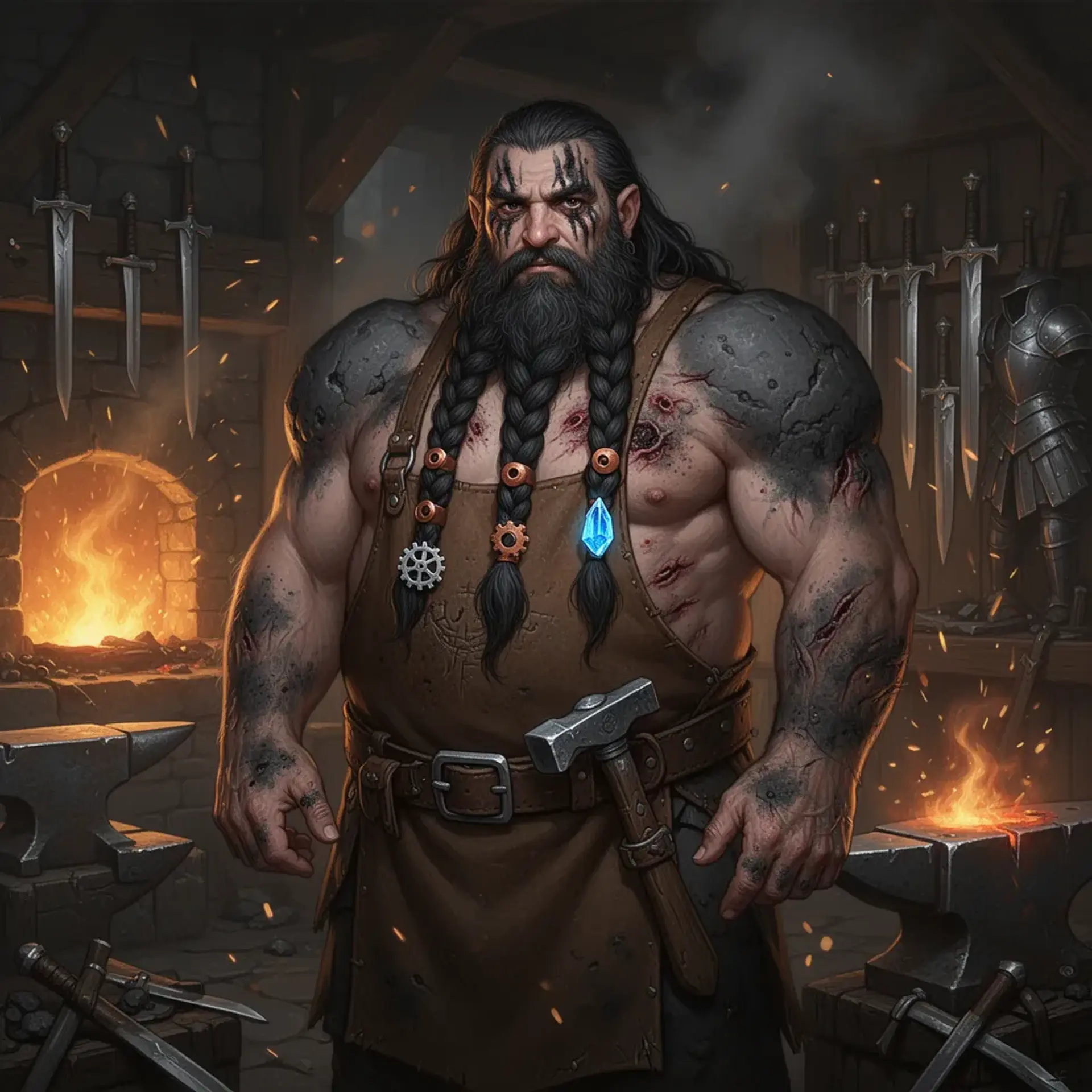 Thrain Ironhand - AI-generated fantasy NPC